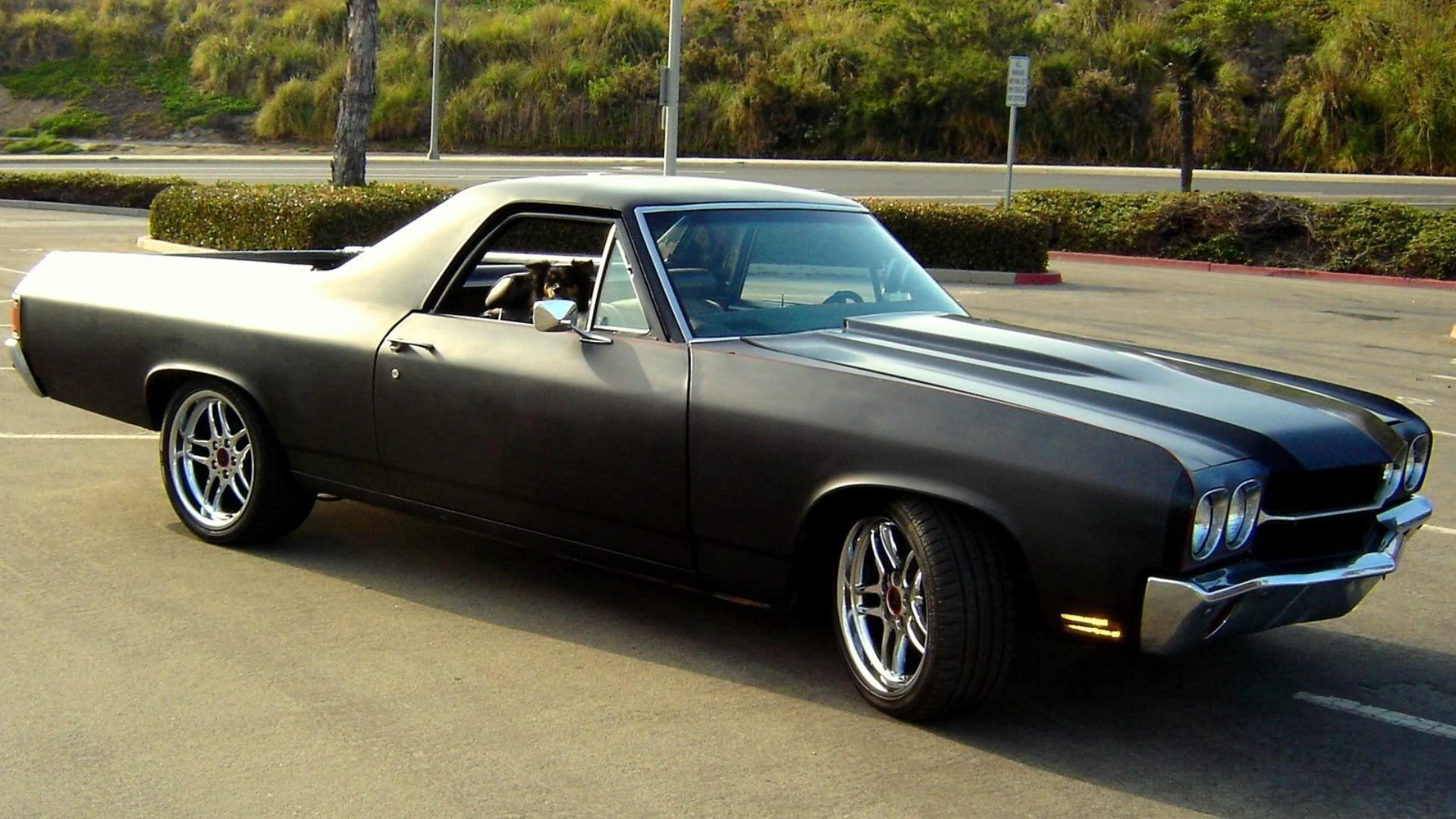 Black El Camino Wallpaper