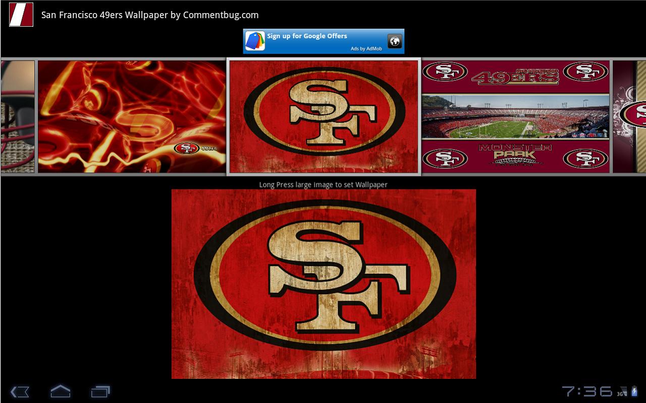 Enjoy this San Francisco 49ers wallpapers backgrounds