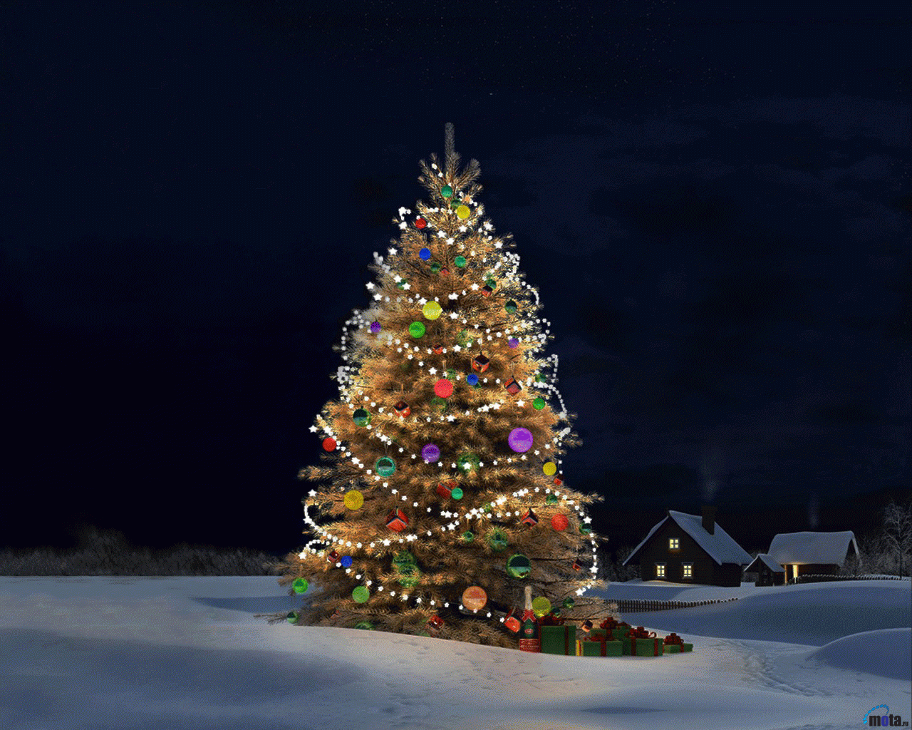 christmas tree video screensaver