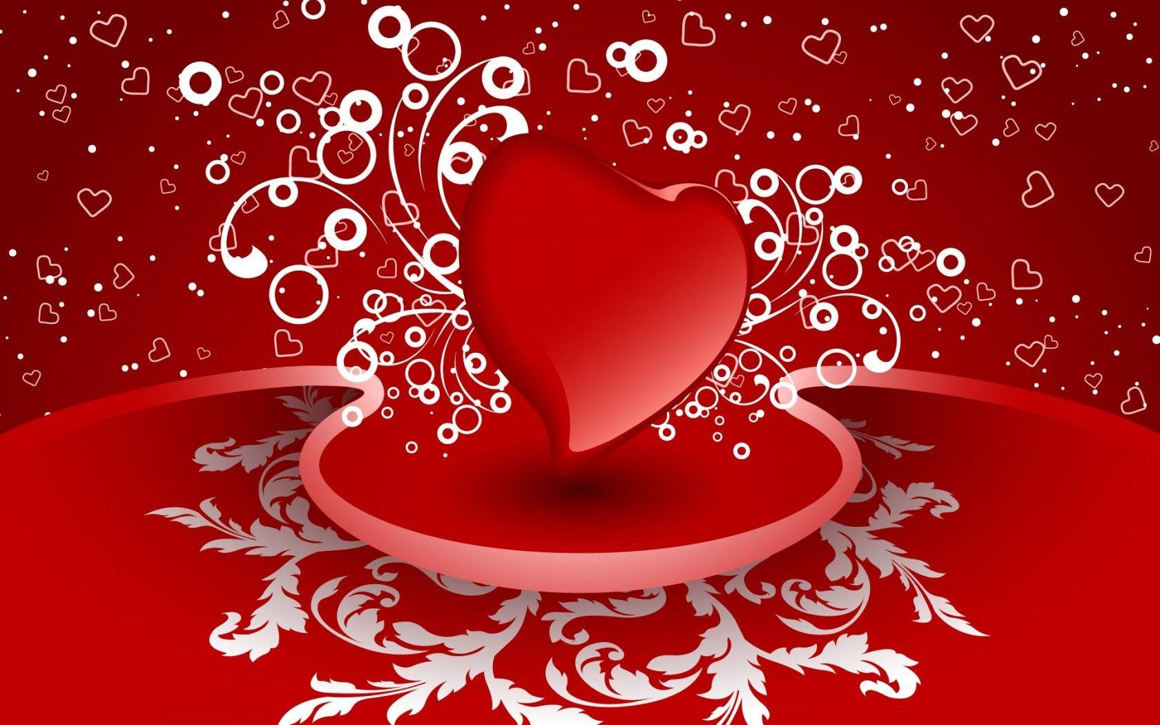 Wallpaper of valentine background Stock Free Image