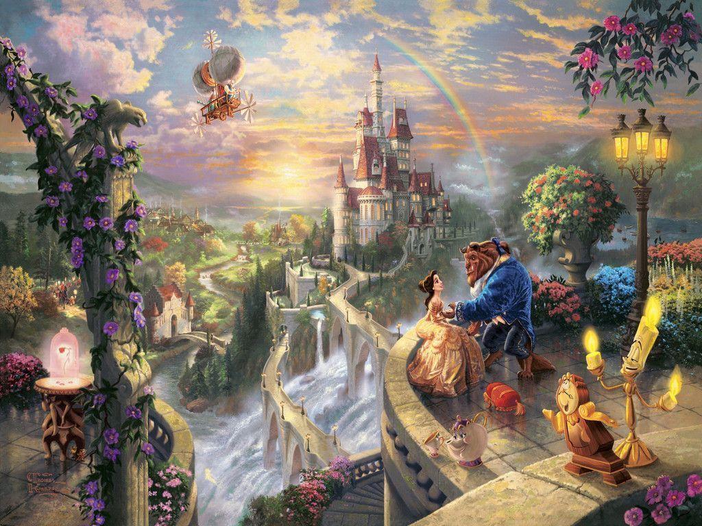 Beauty and the beast and the Beast Wallpaper 17487682