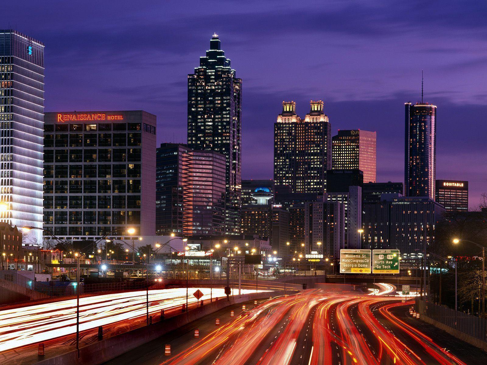 Amazing View of Atlanta HD wallpaper