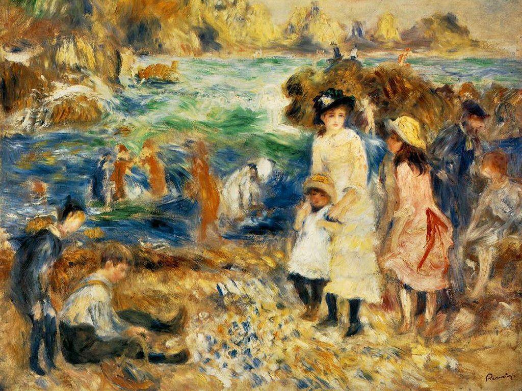 My Free Wallpaper Wallpaper, Renoir Scene