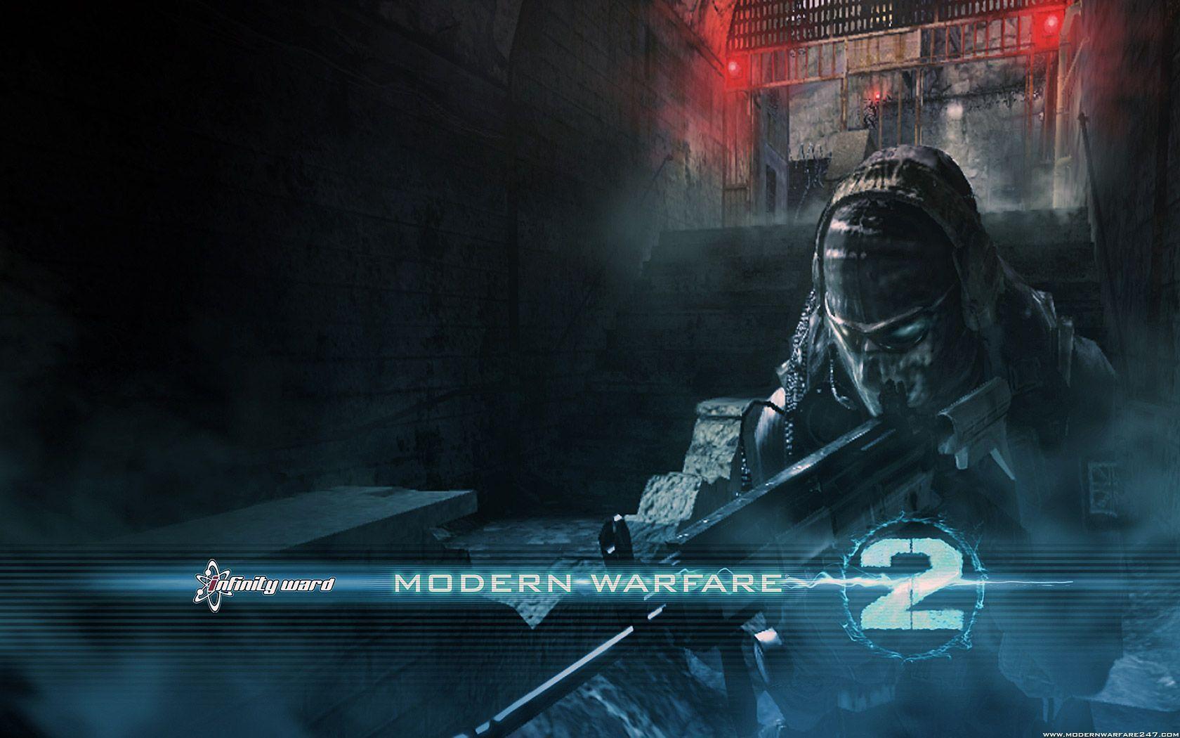 Free HQ Modern Warfare 2 Ghost Call Of Duty Series Wallpaper