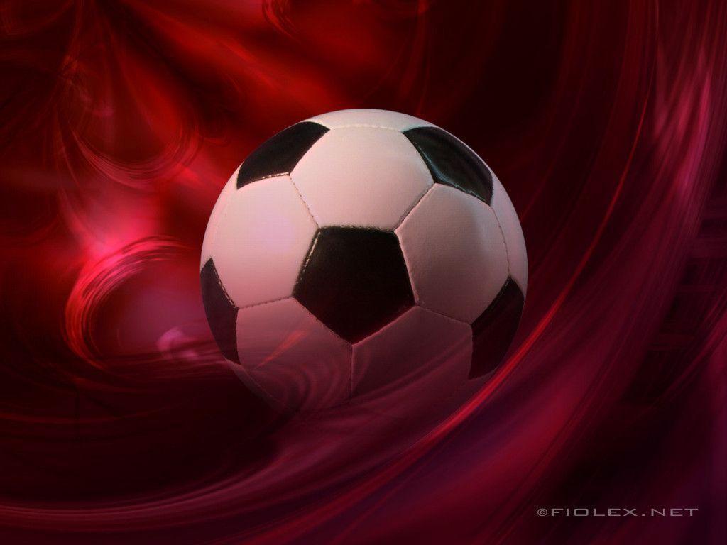 Red Soccer Ball Wallpaper Hdwallpaper 1024x768PX Wallpaper Fire