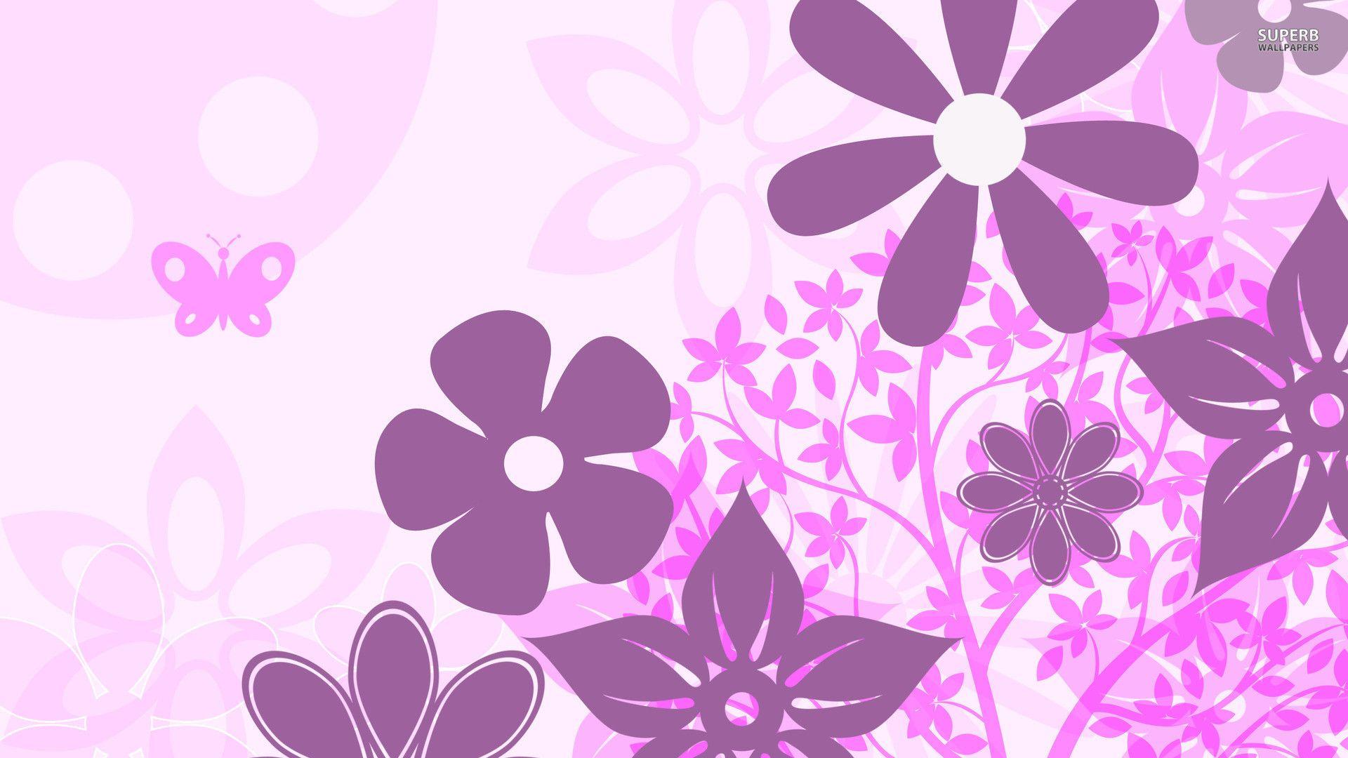 Purple flowers wallpaper wallpaper - #