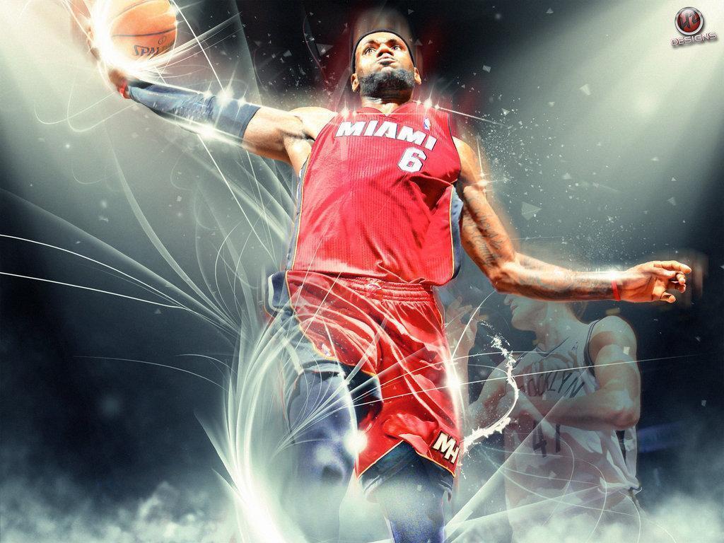 Lebron James Dunking Wallpapers - Wallpaper Cave