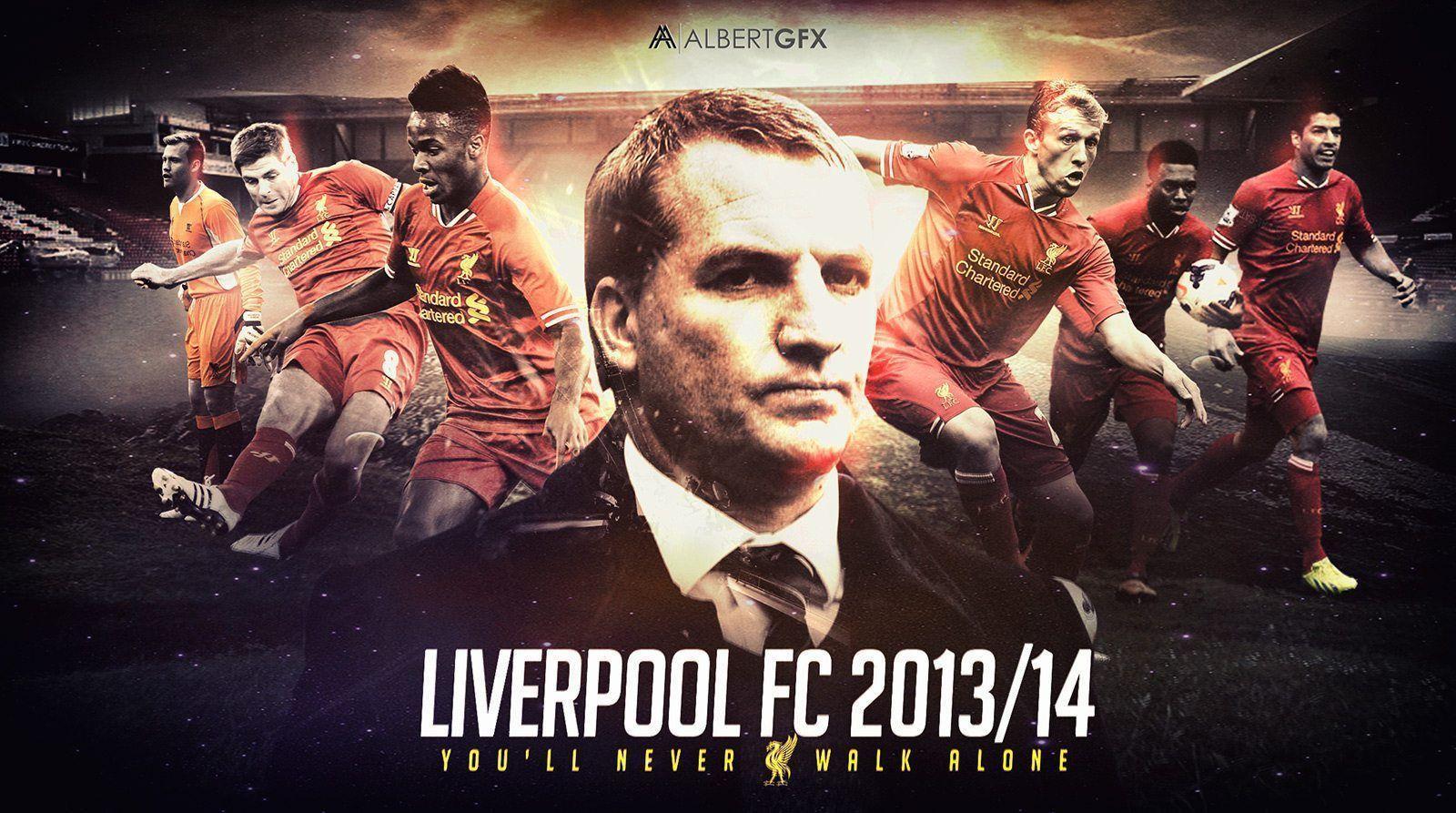 Liverpool Poster Abstract Wallpaper 2014