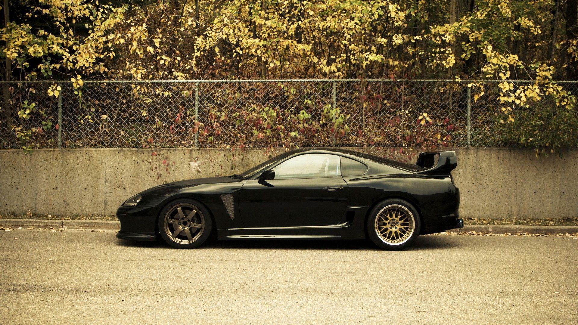 Toyota Supra Black Wallpaper Holy Drift Car Wallpaper