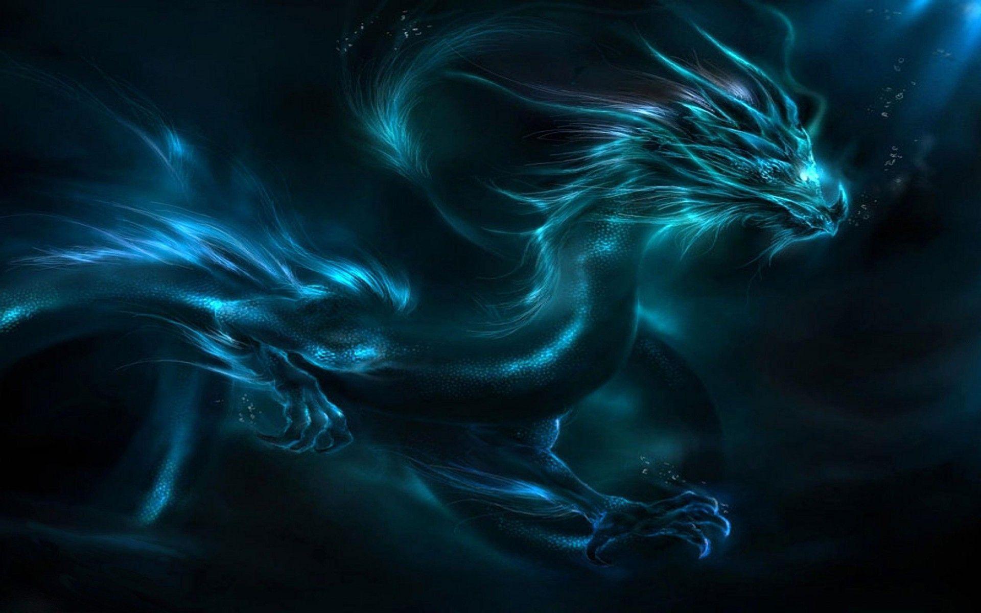 Blue Dragon Wallpaper Wallpaper