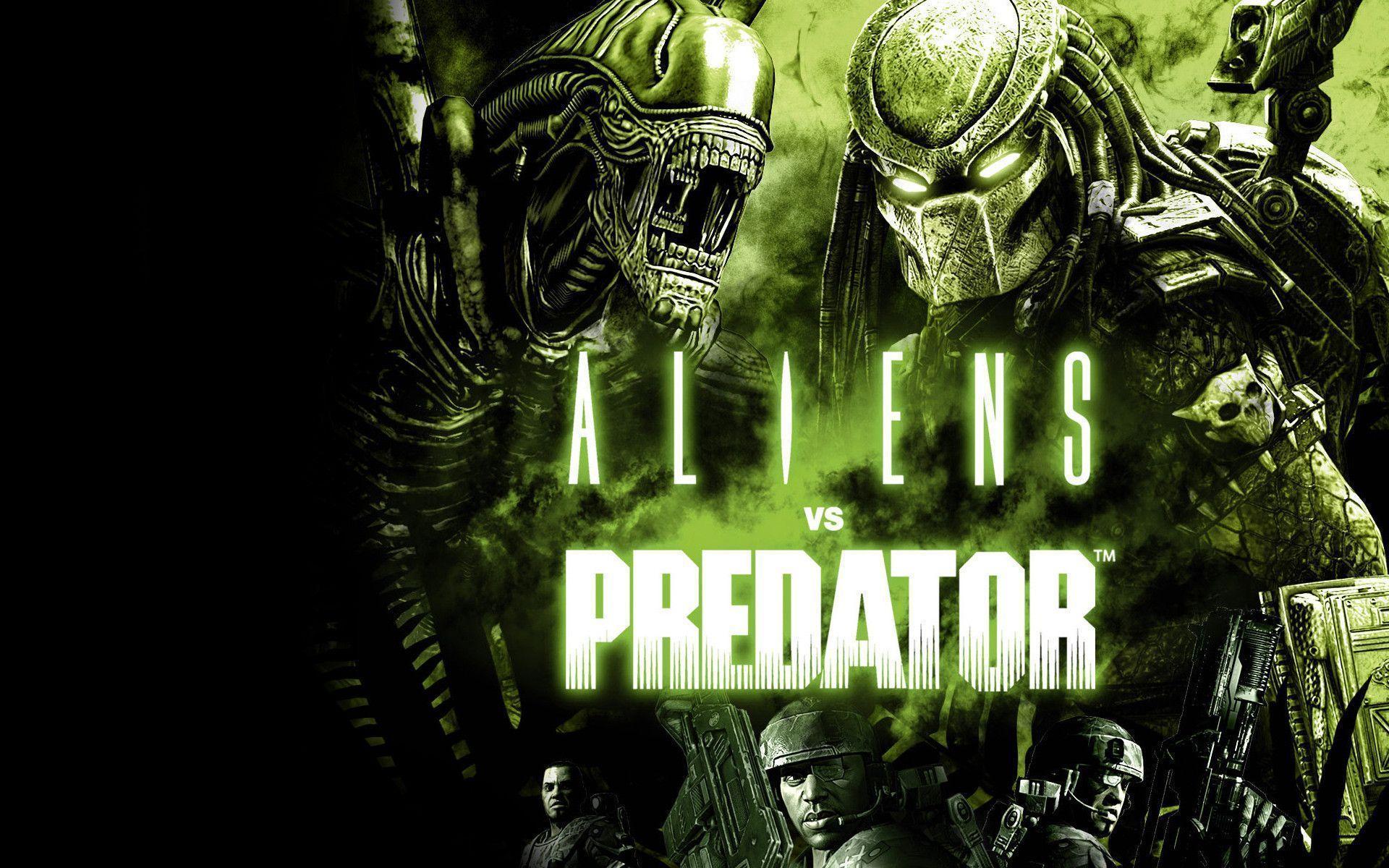 Aliens Vs. Predator Wallpaper. Aliens Vs. Predator Background