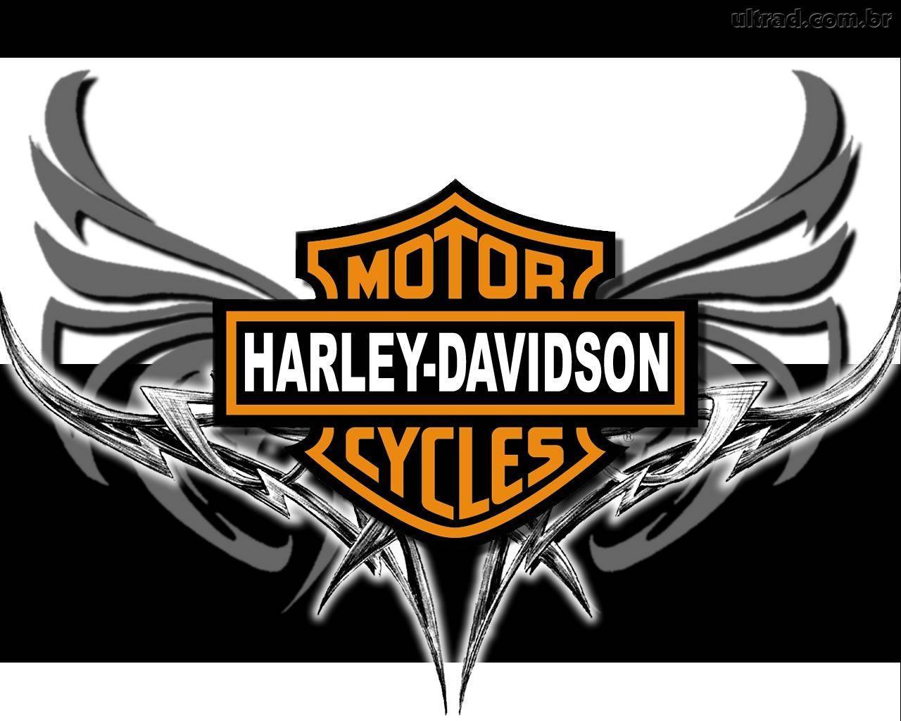 HarleyDavidson Logo Motorcycle 足球logo text desktop Wallpaper area png   PNGWing