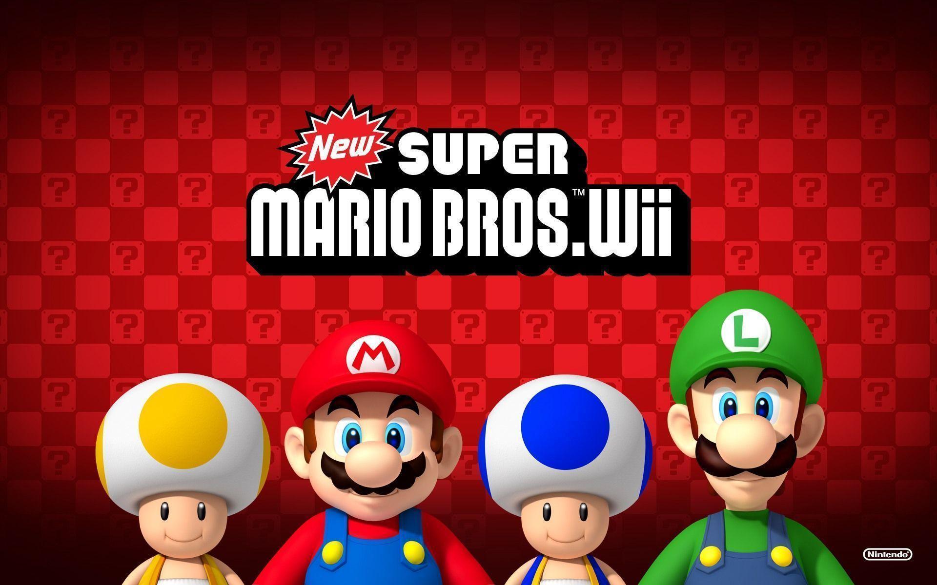 New Super Mario Bros. Wii desktop wallpaper
