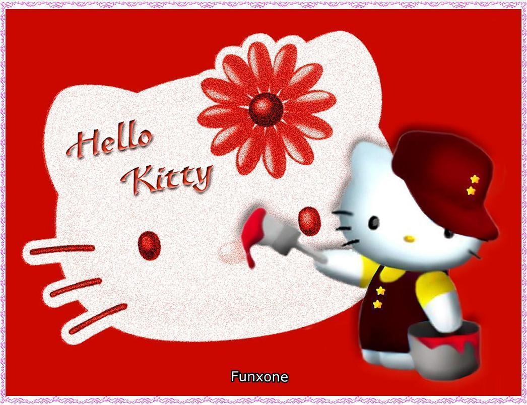 Cute Hello Kitty Background 917 HD Wallpaper in Cartoons