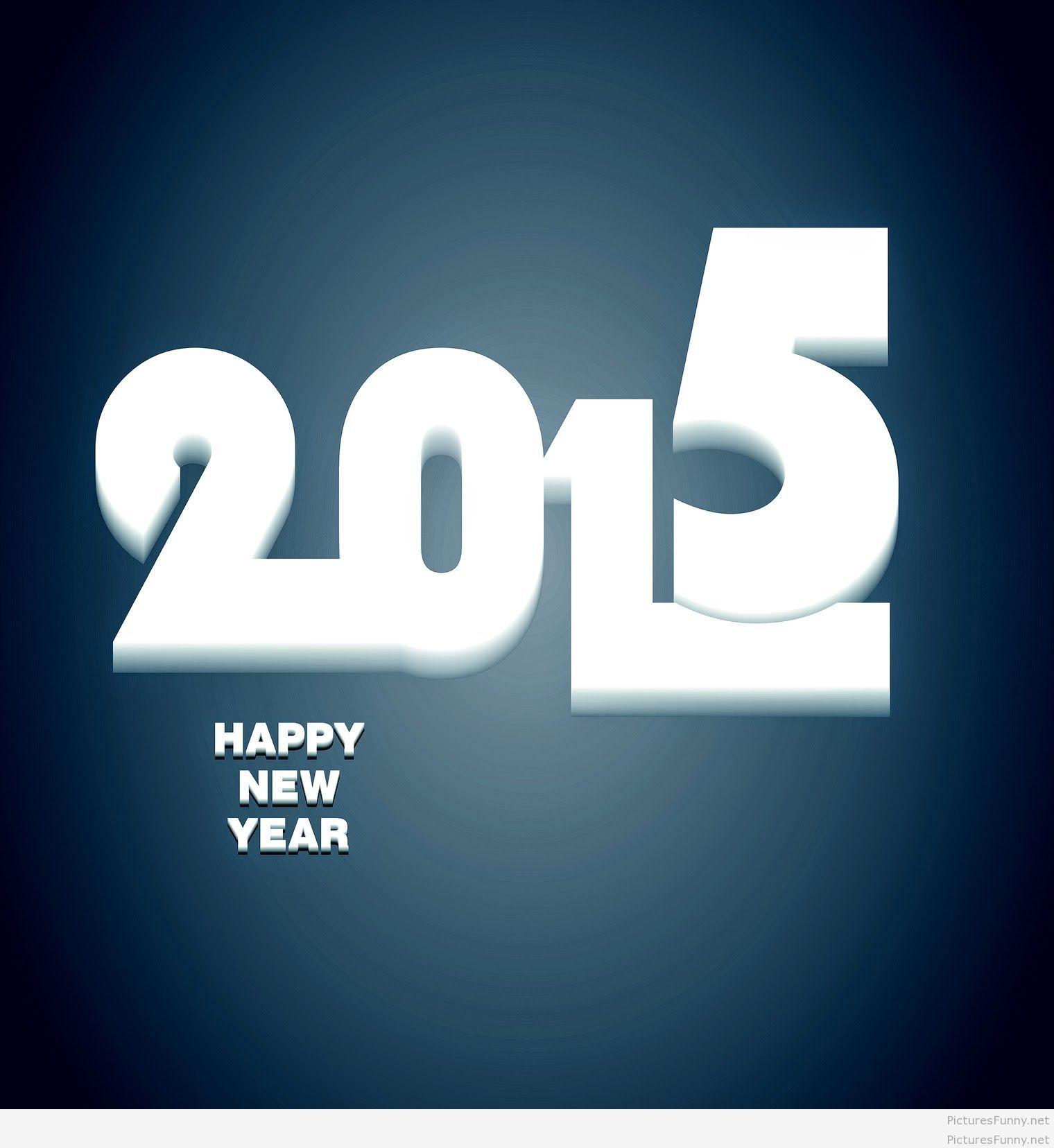 Cool style 2015 New Year wallpaper