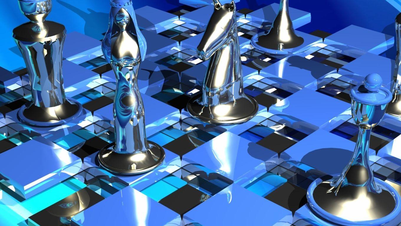 image For > Glass Chess Board Wallpaper
