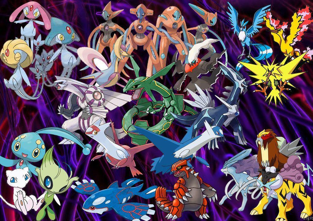 Legendary Pokemon Collage by Micvic709