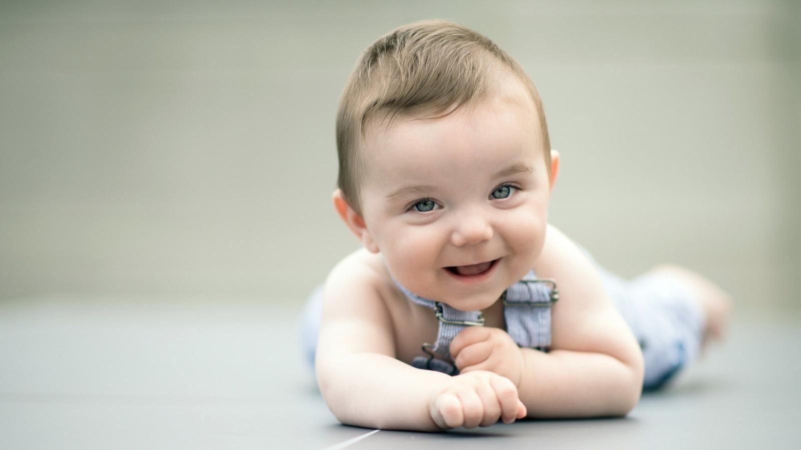 Beautiful Baby Smiling Photo Free Desktop Background Widescreen