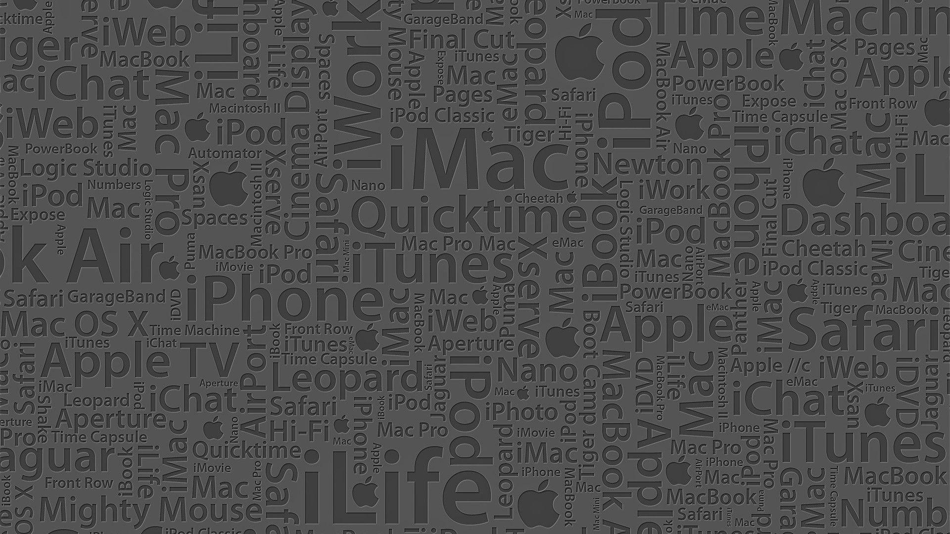 Download Text Apple Wallpaper 1920x1080