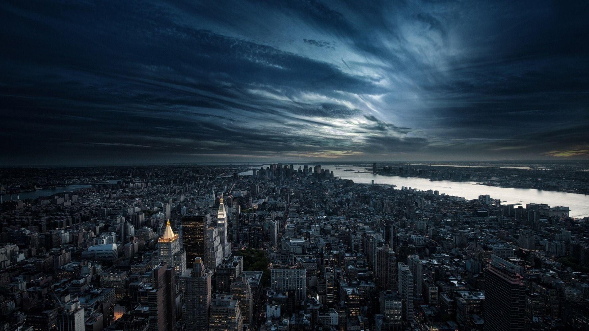 New York in HDR 1920 x 1080 Wallpaper