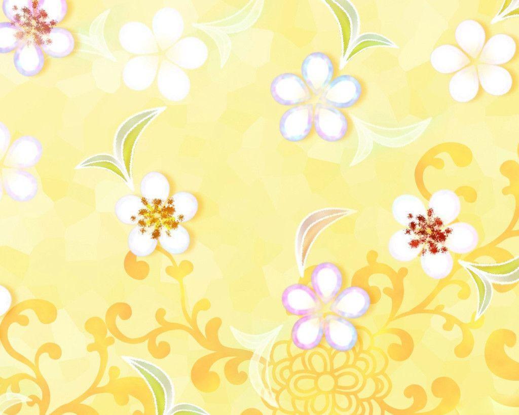 Spring flowers yellow background HD Wallpaper. High Quality