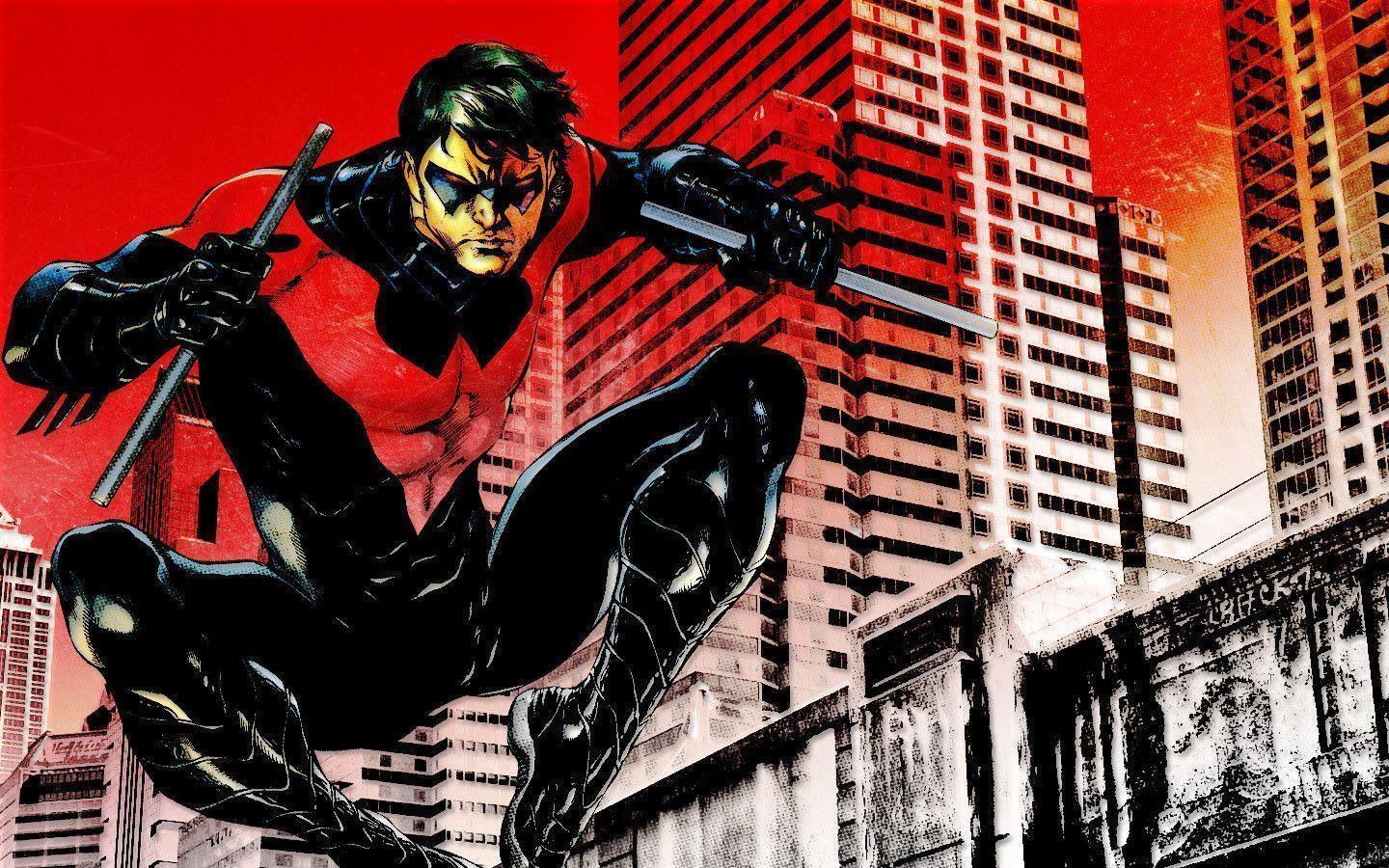 Nightwing Red Logo Wallpaper Image & Picture