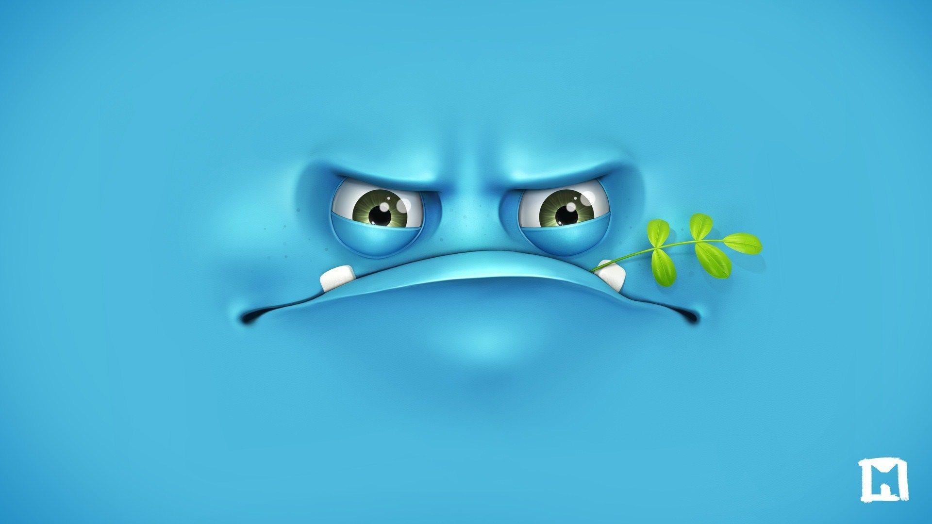 Grumpy Face Art Funny HD Wallpaper