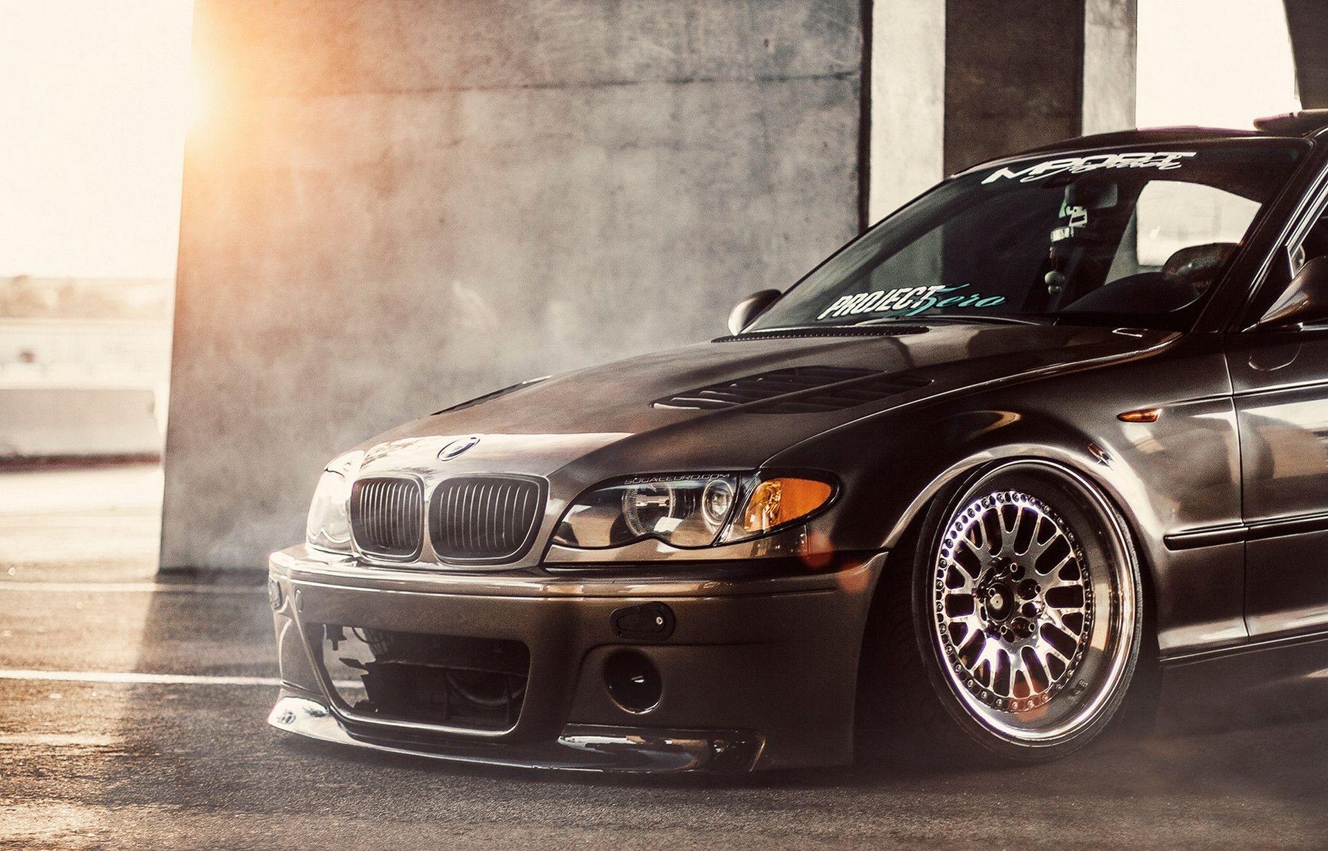 Wallpapers bmw, m3, e46, stance, wheels, tuning