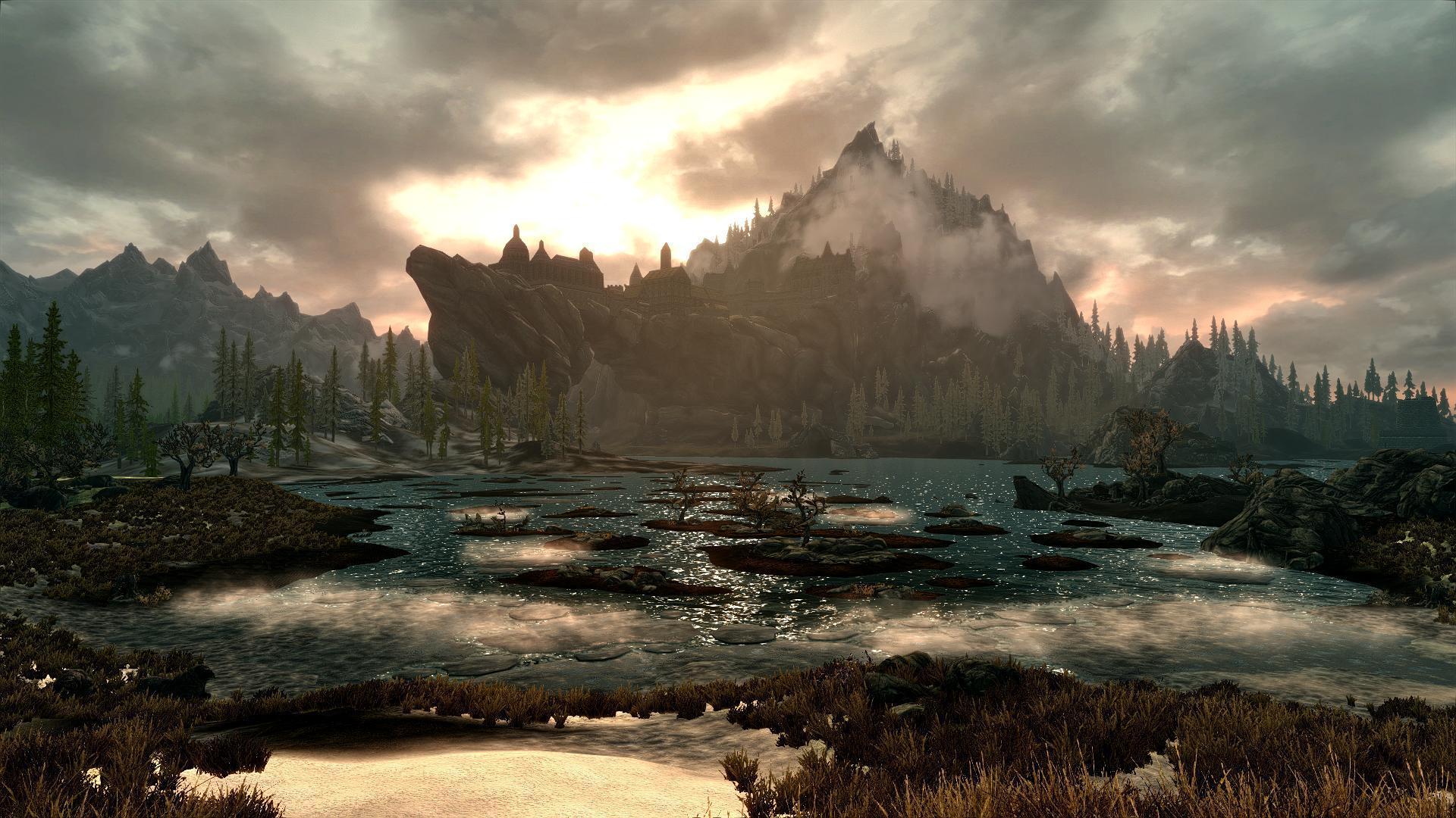 Skyrim Landscape Wallpapers 1920x1080 Wallpaper Cave