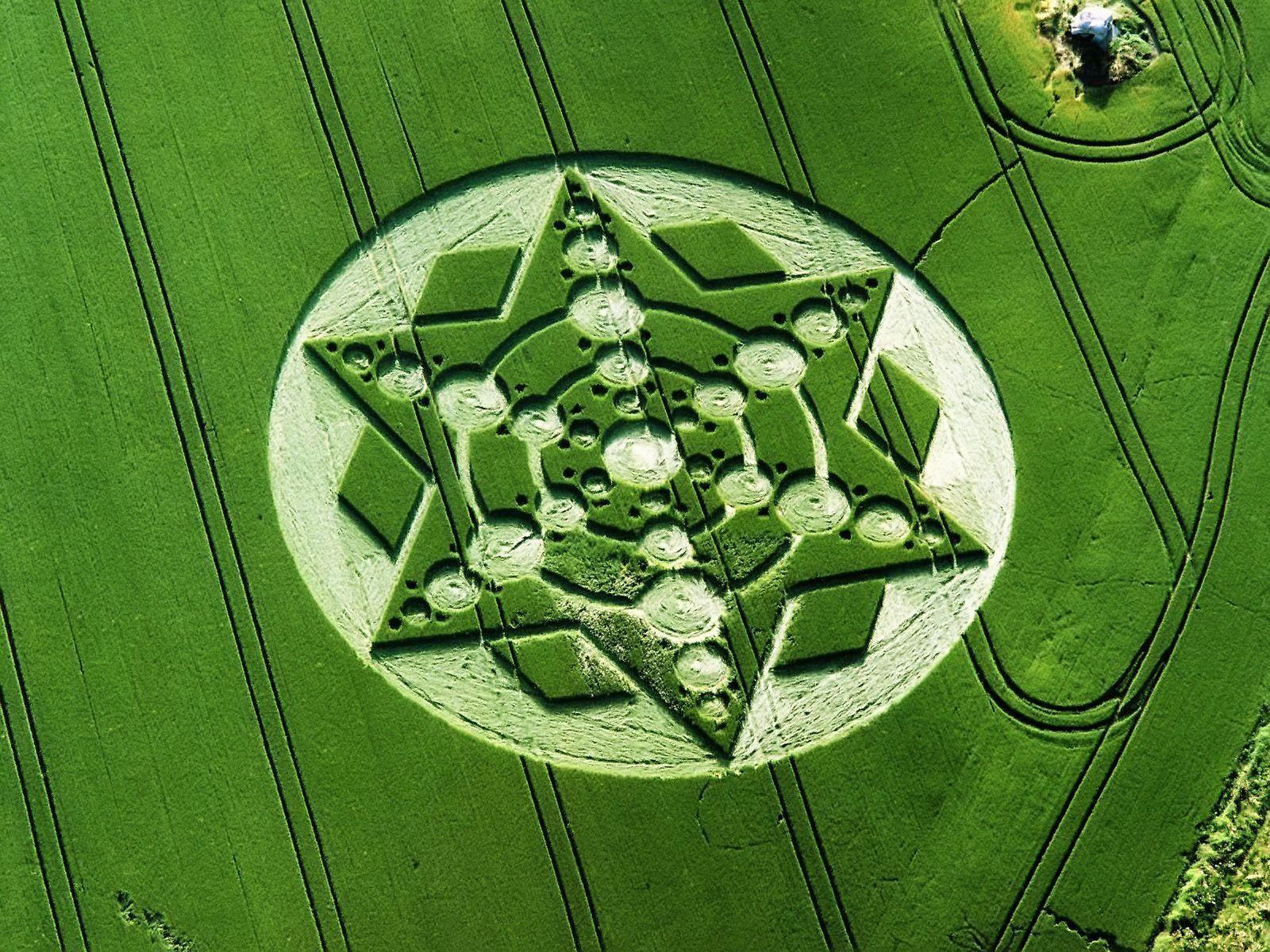 Crop Circle Wallpaper Other Nature