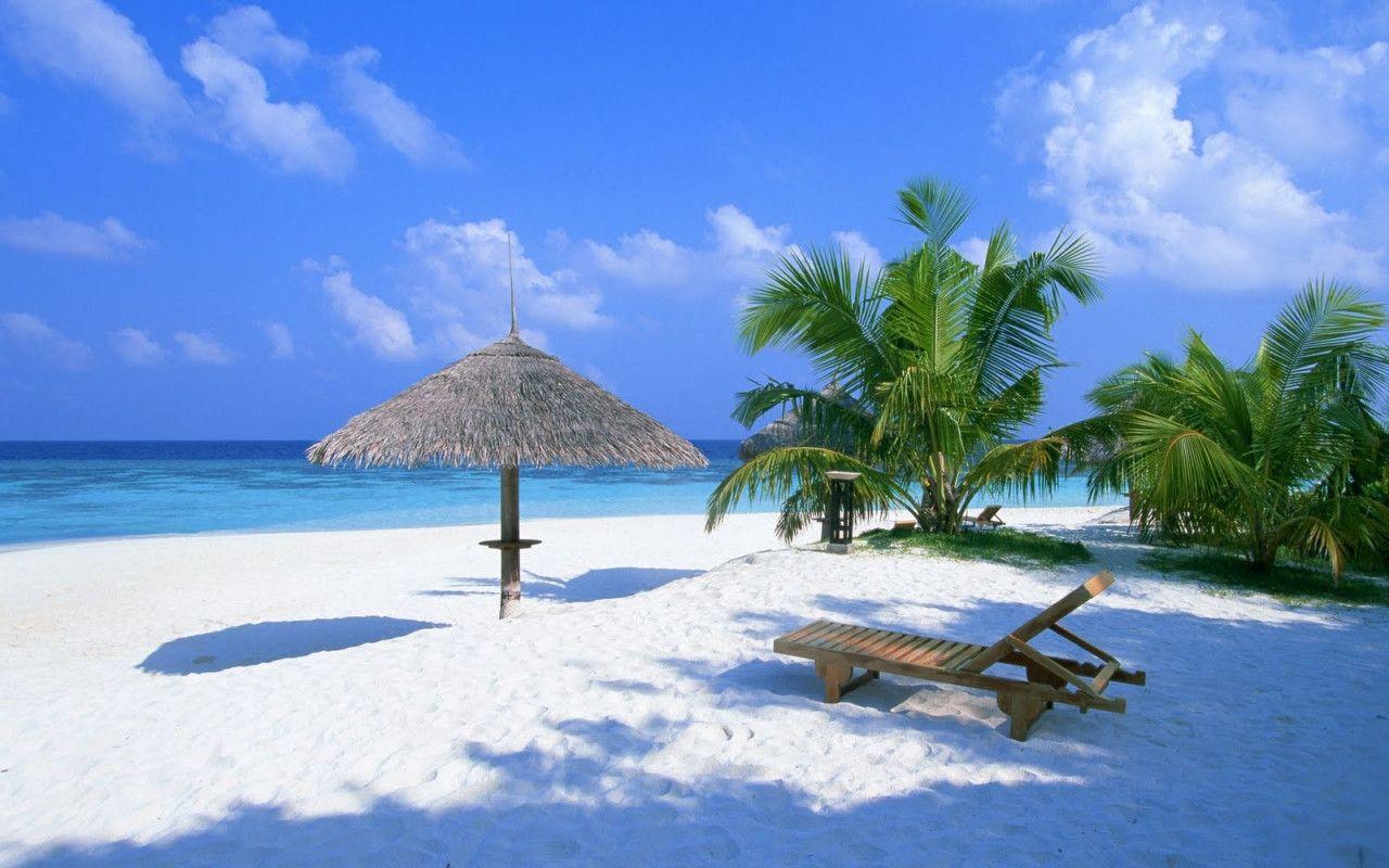 Free Download 1280x800 Resolution of high definition blue beach HD