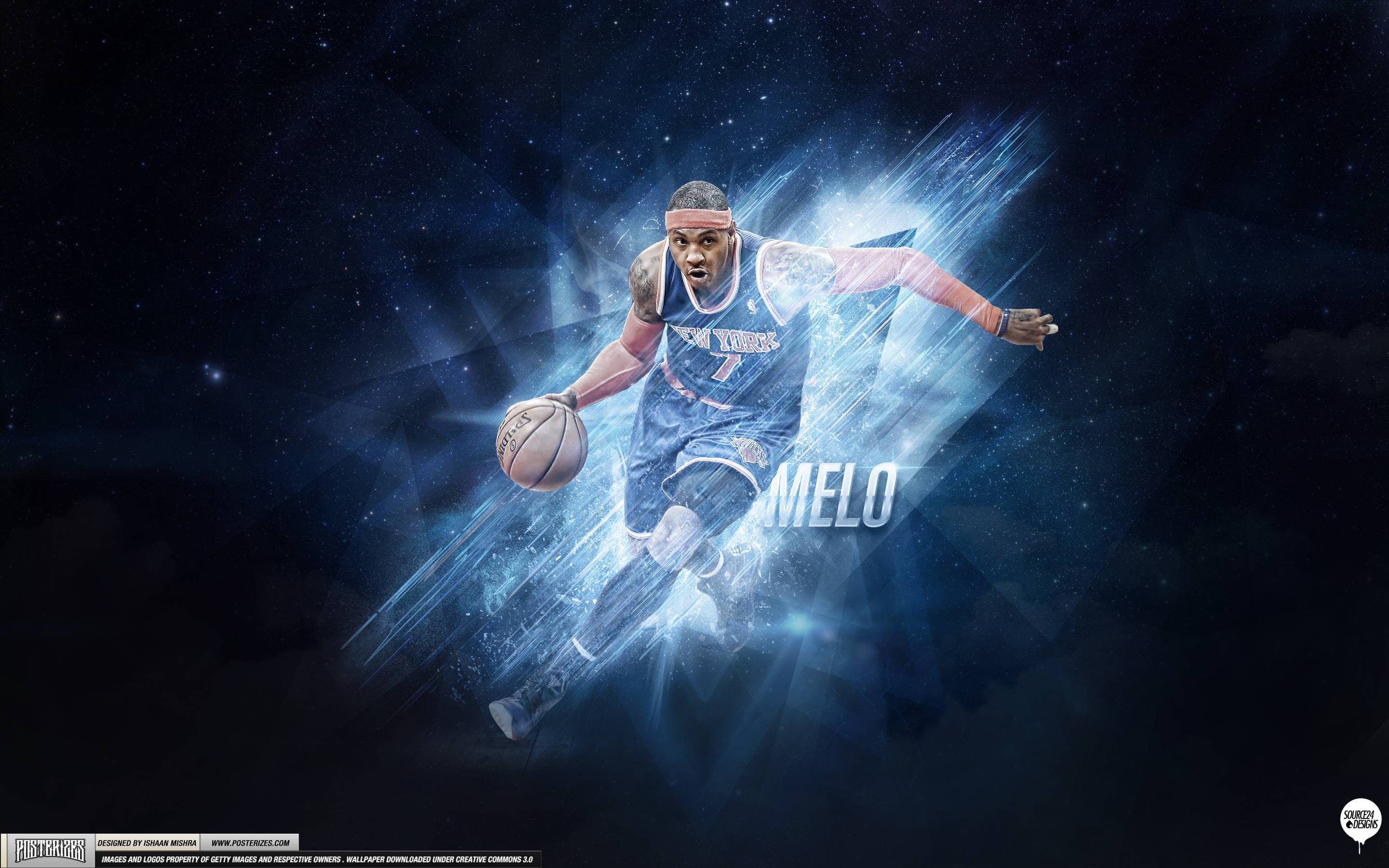 Carmelo Anthony - 'Playoff Push' (WALLPAPER)