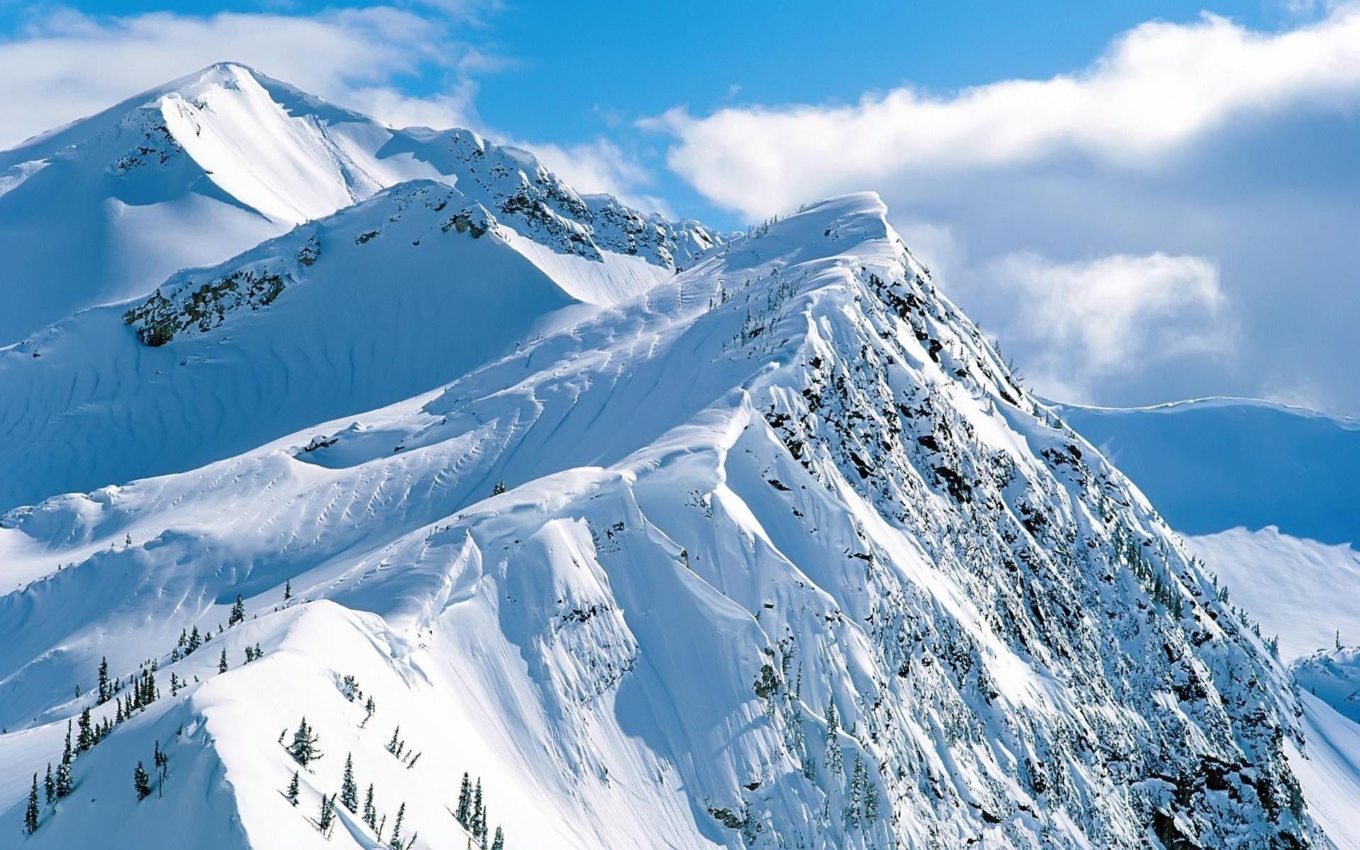 Snow Mountains Wallpaper