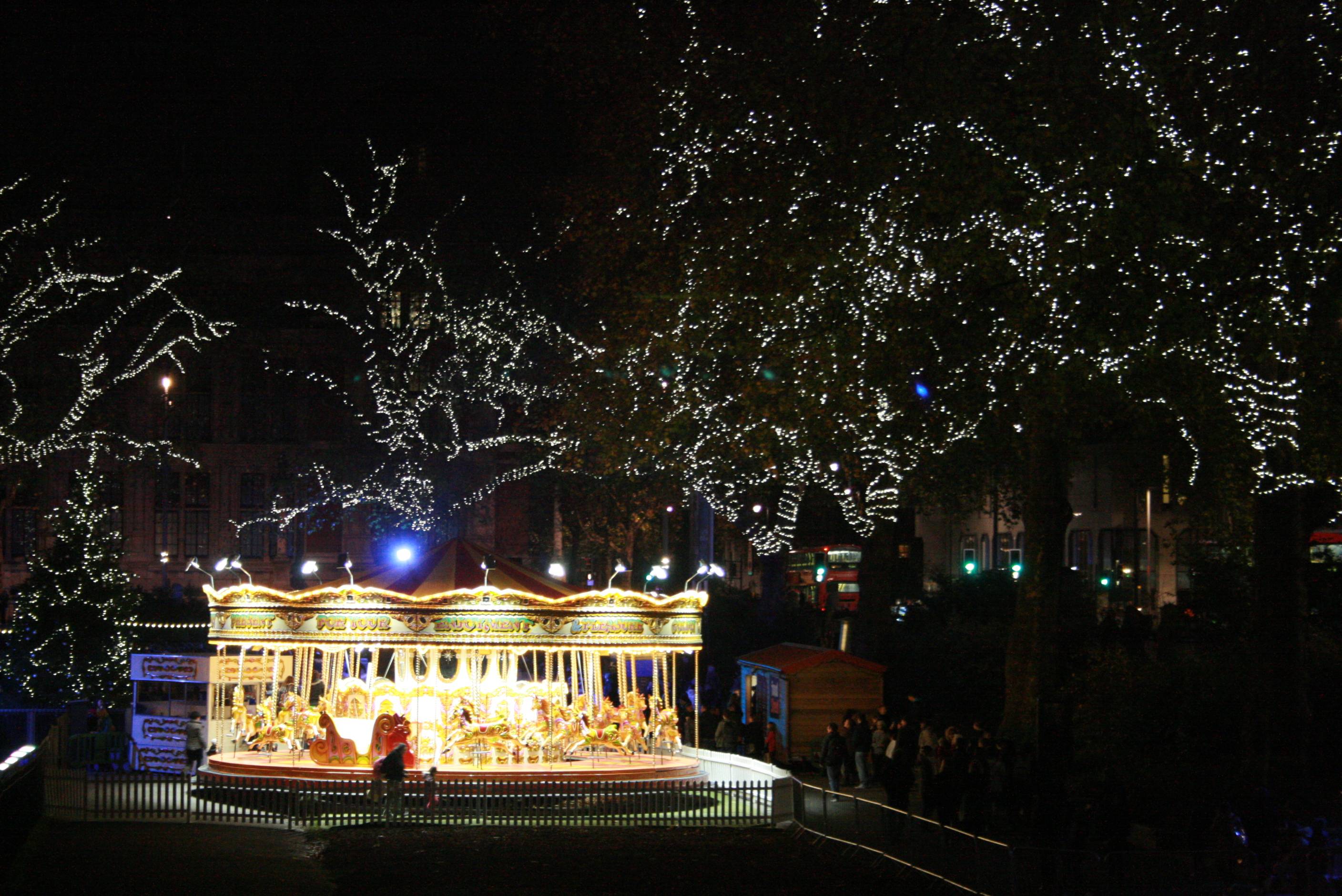 London At Night Photography Merry Go Round Lights In Winter Flickr