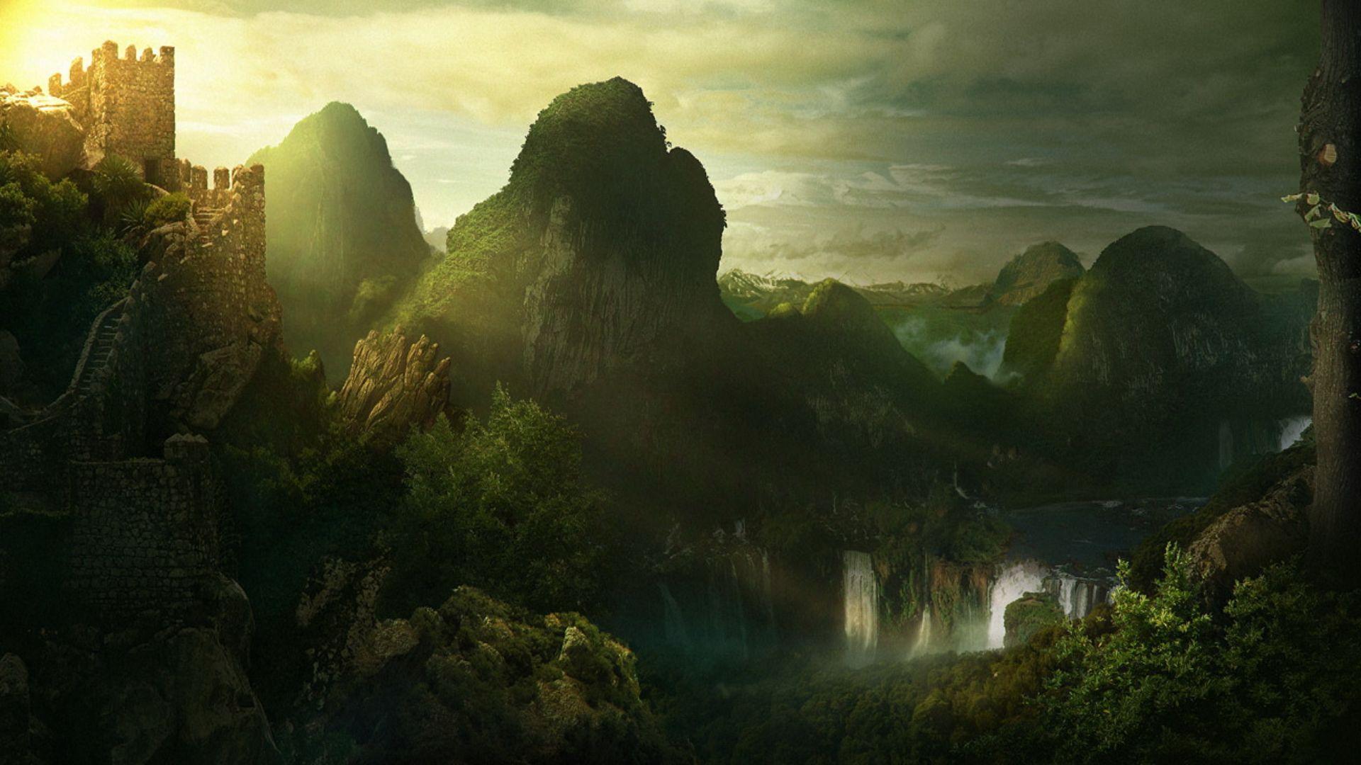 Konkurrere Parat krydstogt Fantasy Landscape Wallpapers - Wallpaper Cave