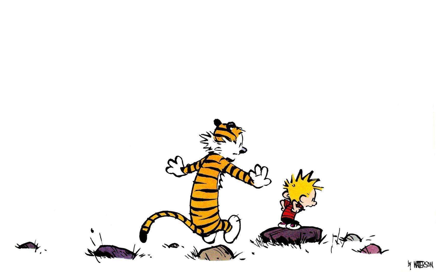 Download Cartoon Calvin And Hobbes Wallpaper 1680x1050