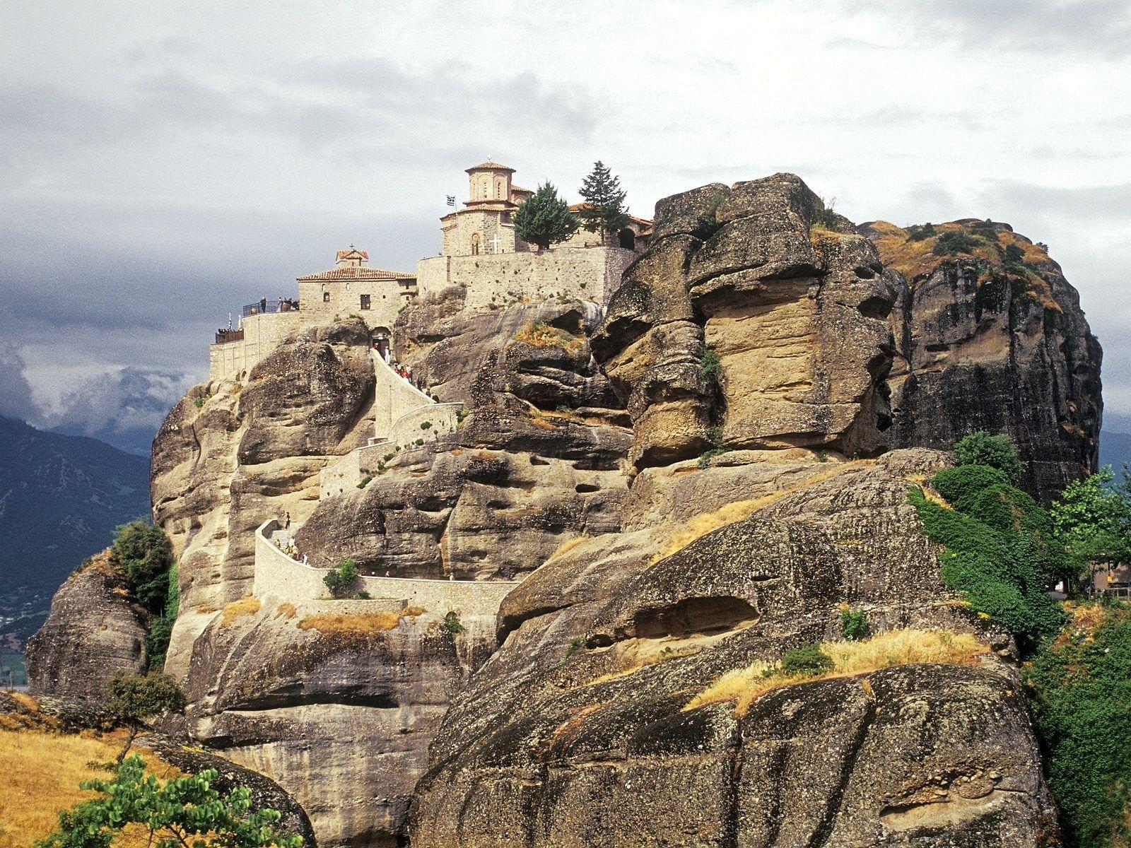 Download Meteora Greece Widescreen HD Wallpape Wallpaper