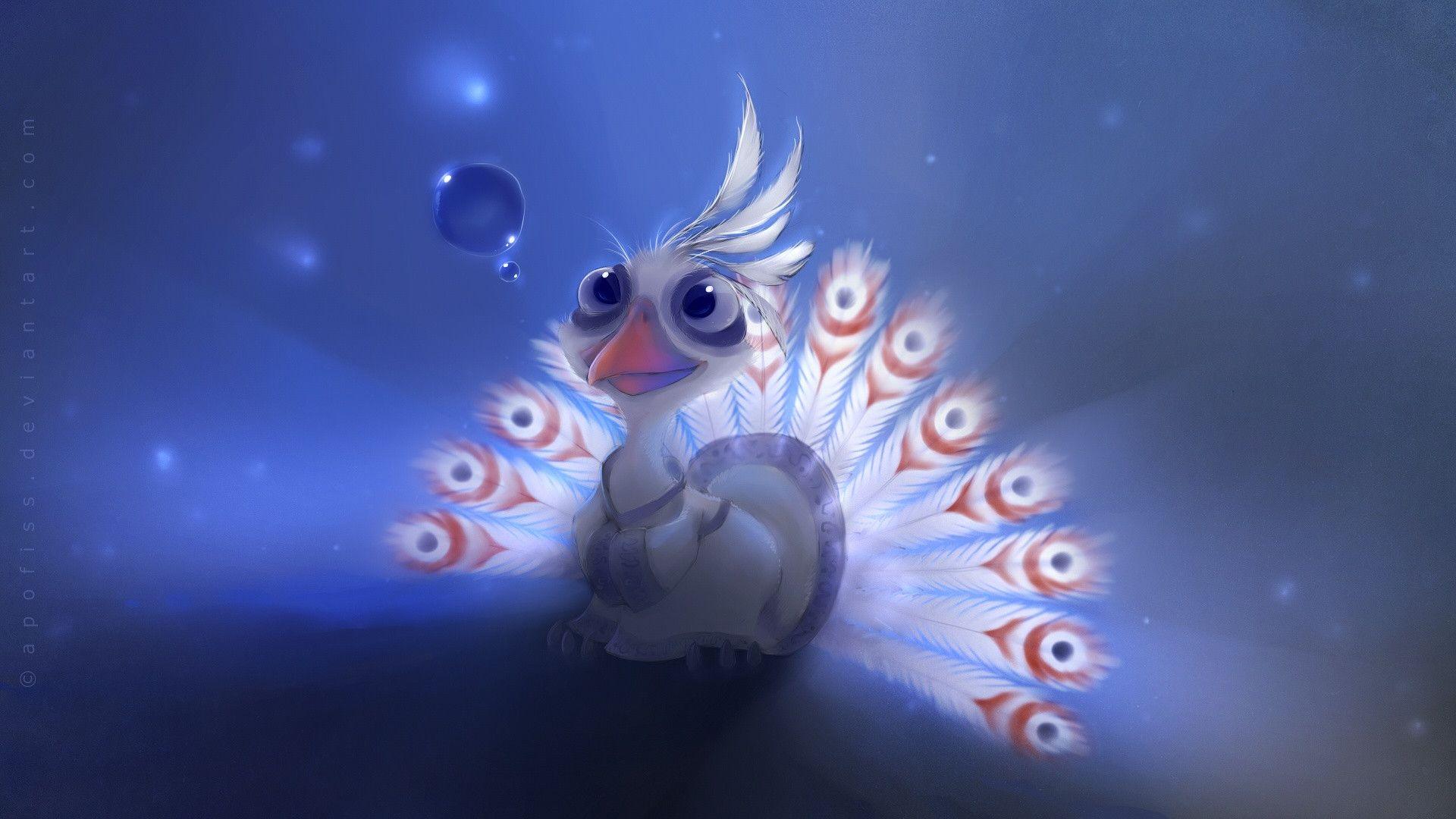 Lord Shen Peacock Wallpaper