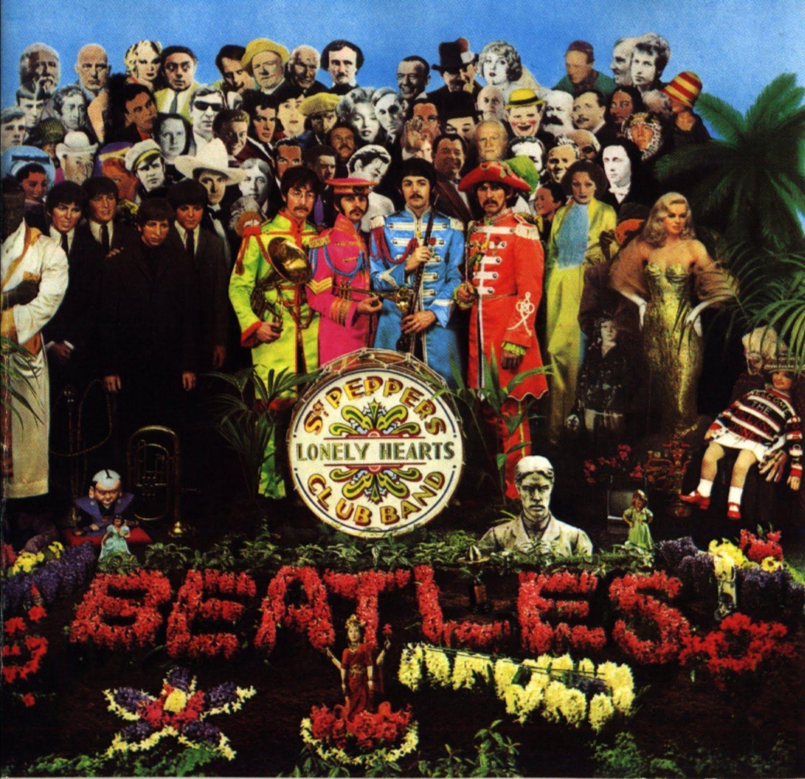 The Beatles Wallpaper Sgt Pepper. Black Wallpaper For Desktop