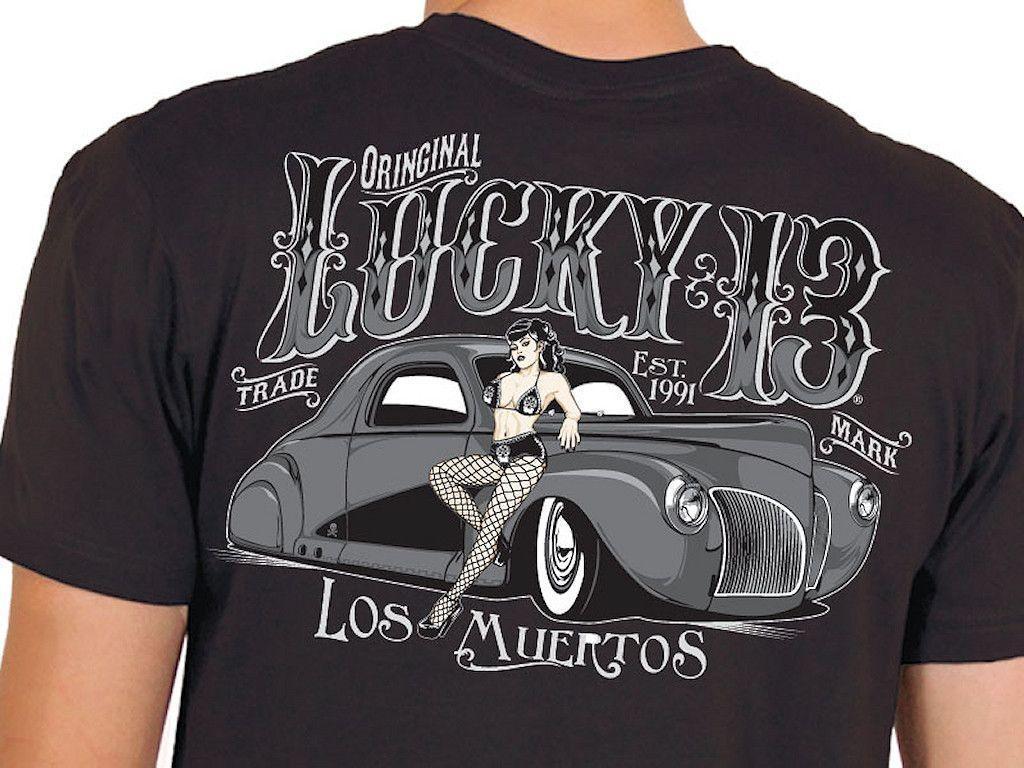 Lucky 13. Cha Cha Los Muertos T Shirt