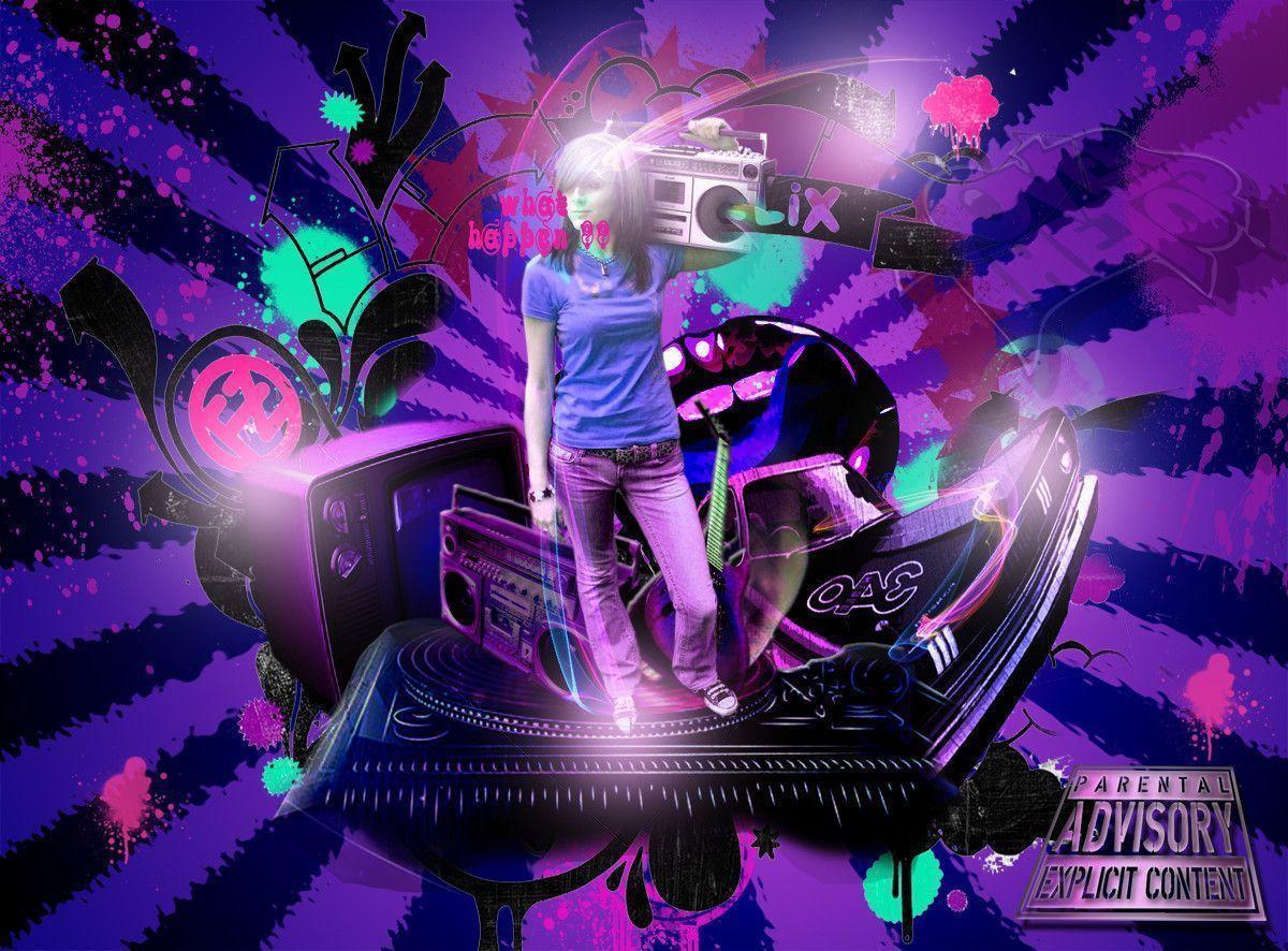 Download Abstract musical life retro woman on CrystalXP.net