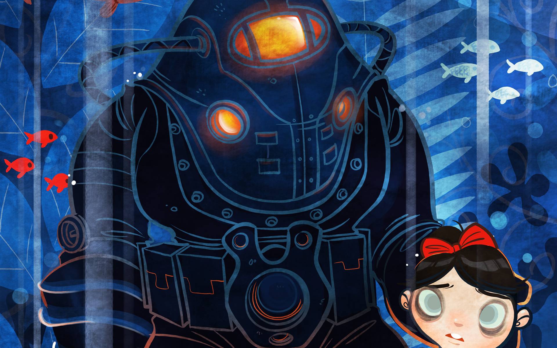 Free BioShock 2 Cartoon Wallpaper, Free BioShock 2 Cartoon HD