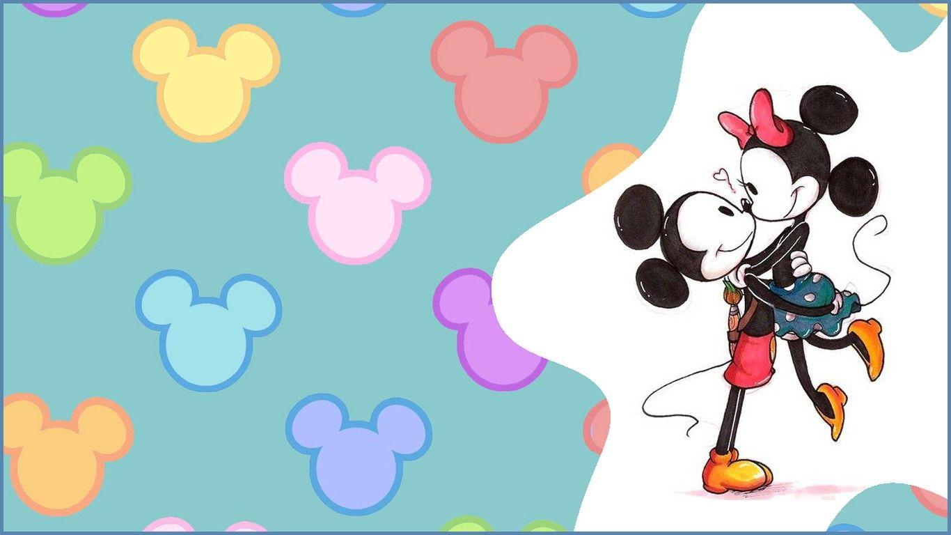 Wallpaper For > Mickey And Minnie Mouse iPhone Wallpaper
