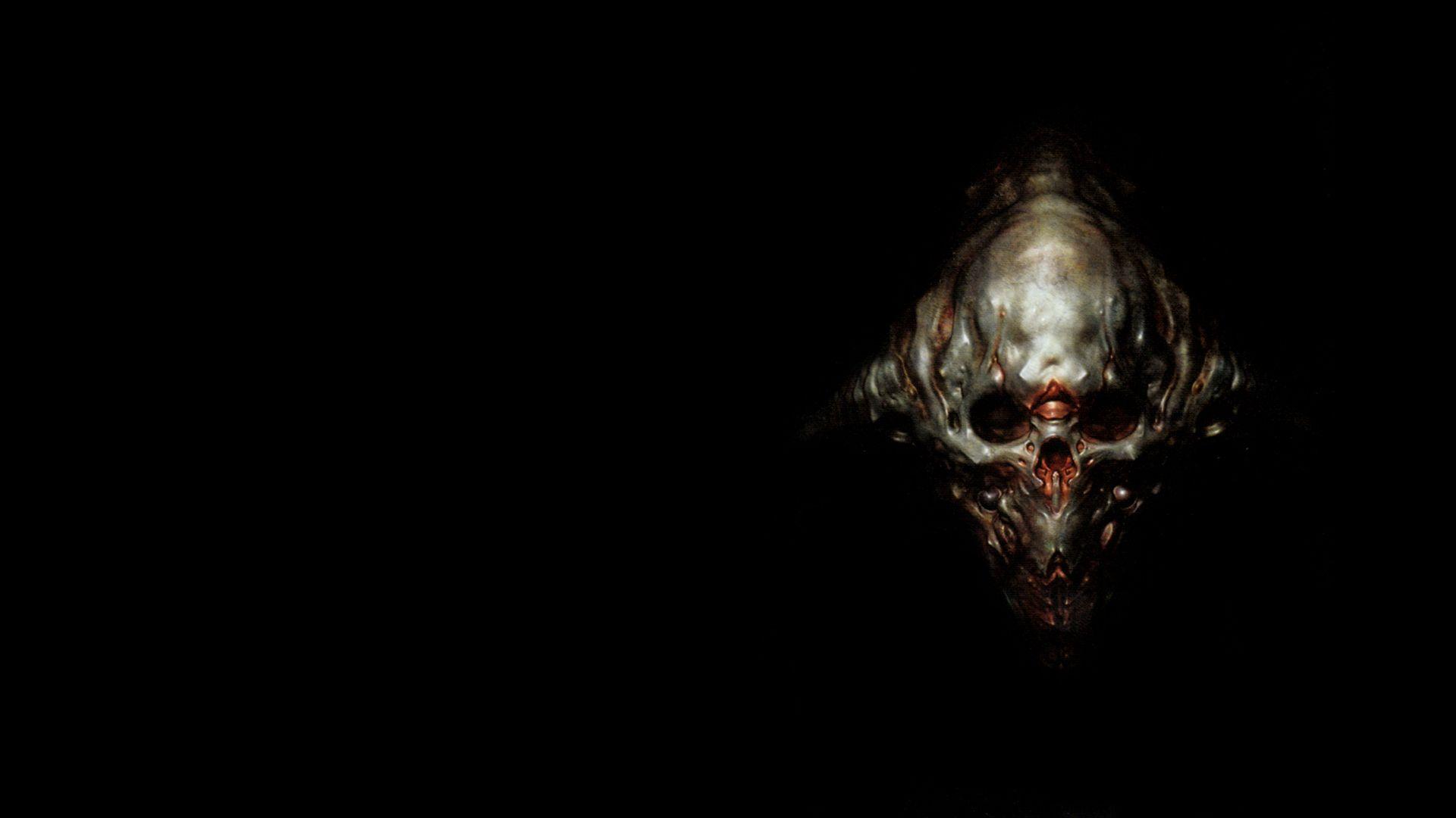 Doom 3 Skull 1920x1080 wallpaper