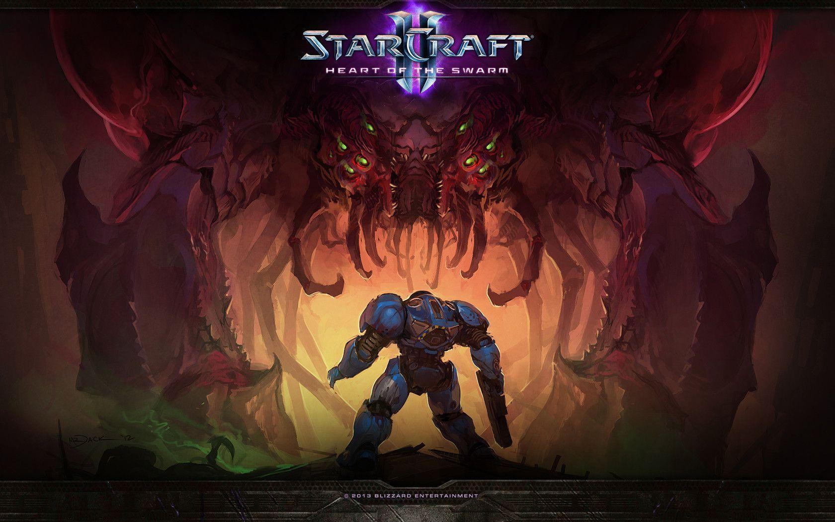 Starcraft 2 Wallpaper HD with Various Scales