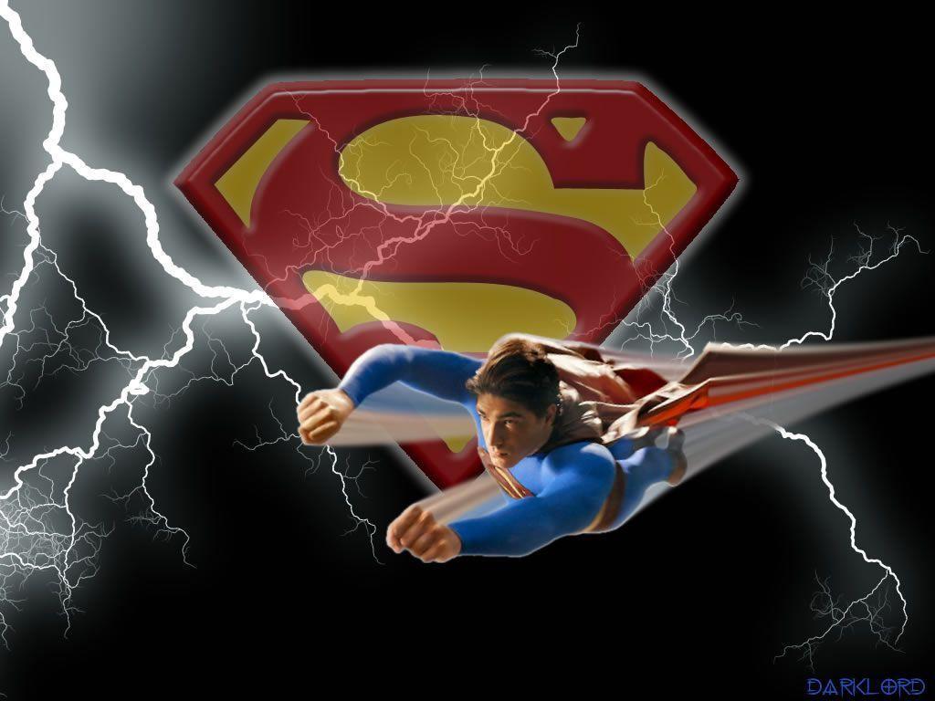 Superman flying