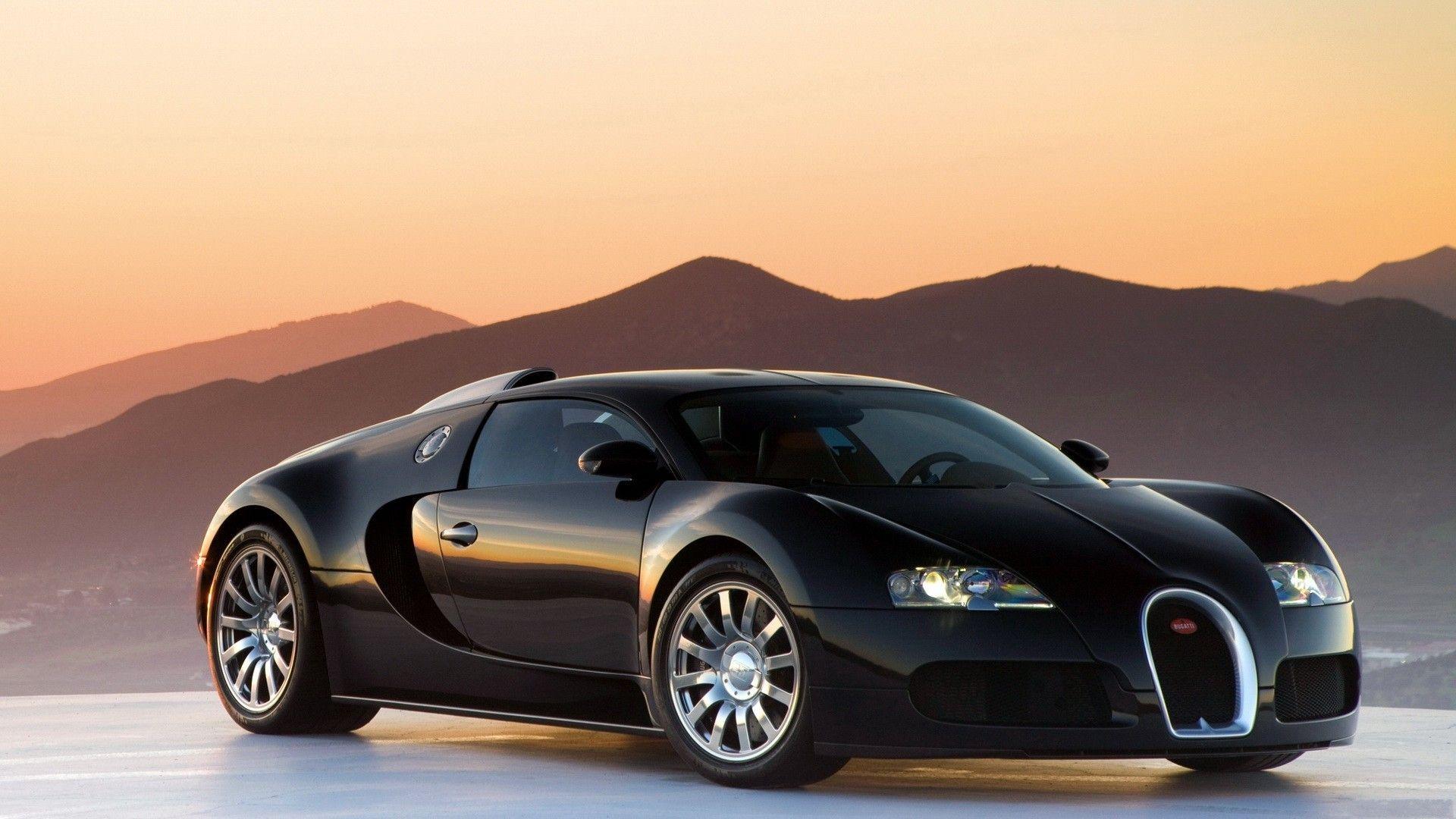 Bugatti Veyron Hyper Sport Black Color Wallpaper 7679