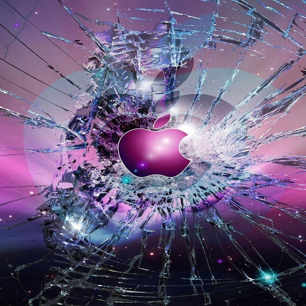 Wallpaper For > Broken Screen Wallpaper iPad