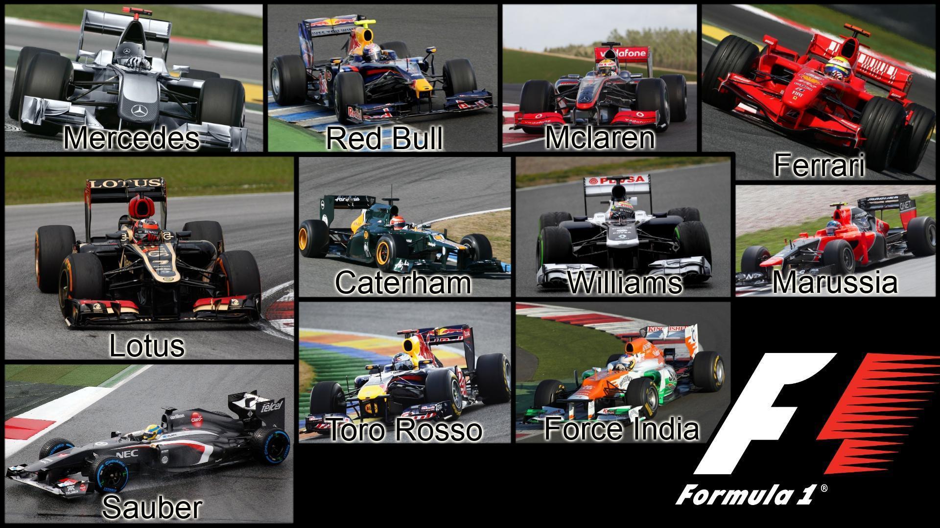 Formula 1 Teams Cars Wallpaper 1920x1080 px Free Download