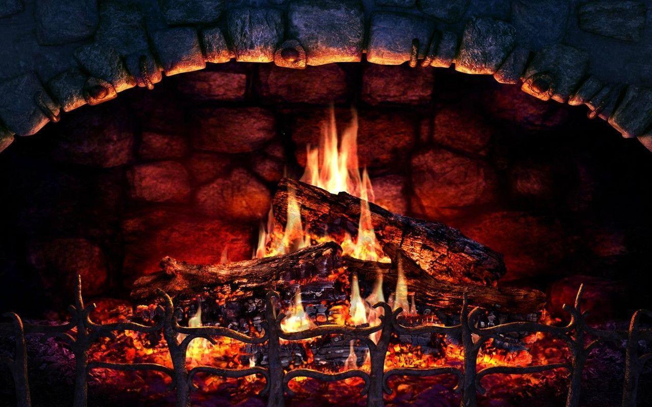 Live Fireplace Wallpaper For Pc
